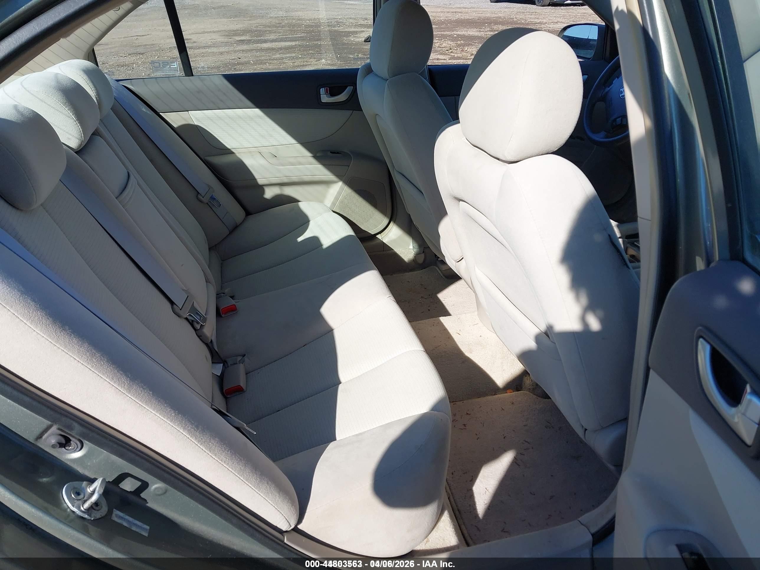 2008 Hyundai Sonata Gls Green vin: 5NPET46CX8H395745