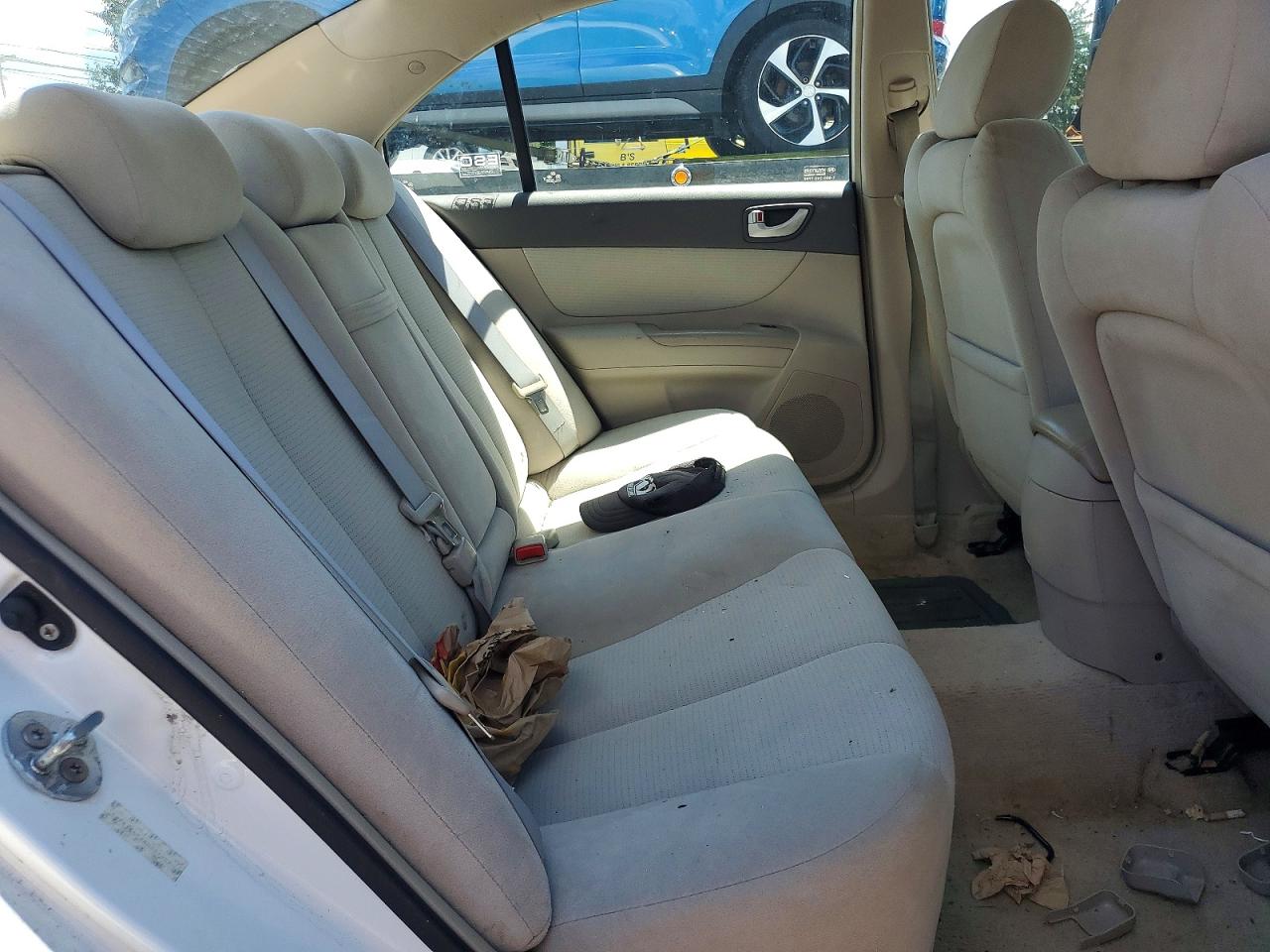 2008 Hyundai Sonata Gls White vin: 5NPET46CX8H397902