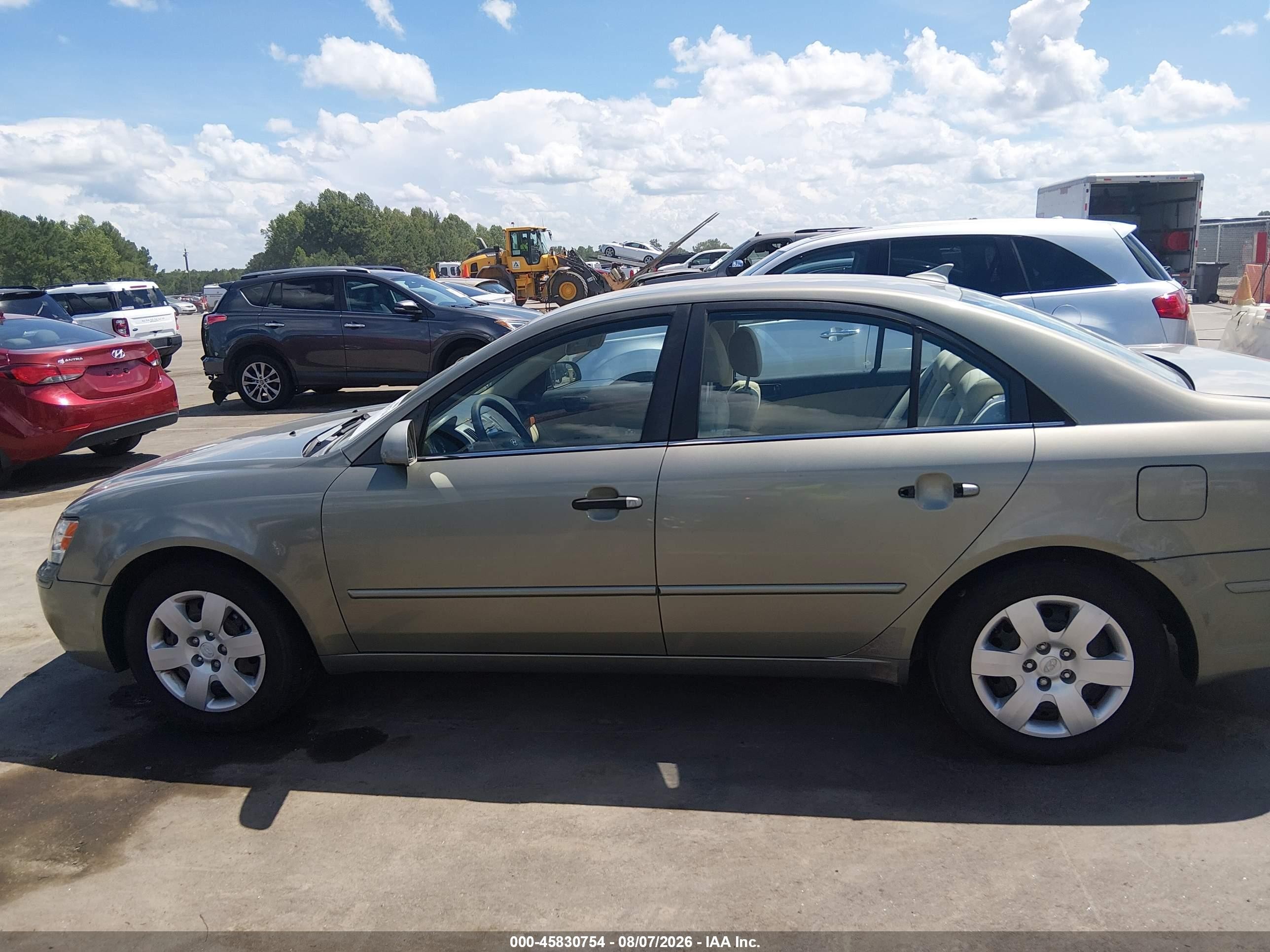 2009 Hyundai Sonata Gls Желто-коричневый vin: 5NPET46CX9H409029