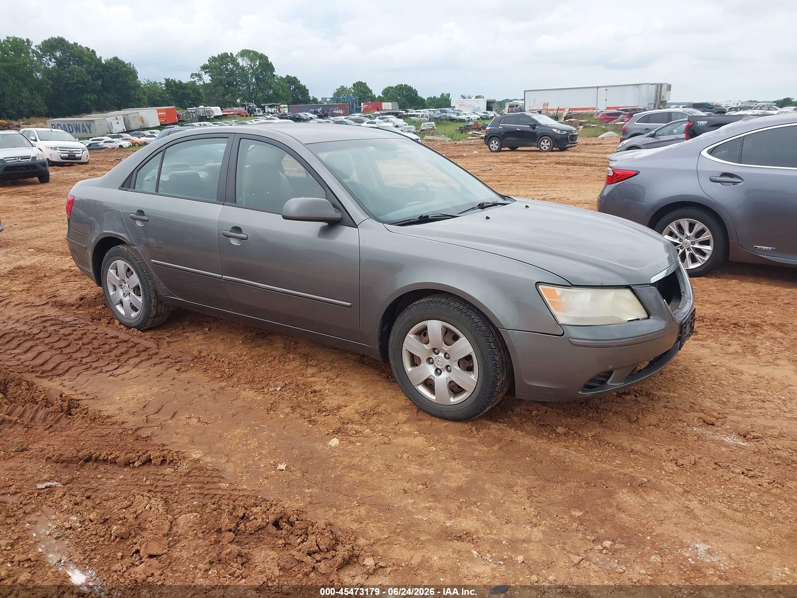 2009 Hyundai Sonata Gls Gray vin: 5NPET46CX9H419561