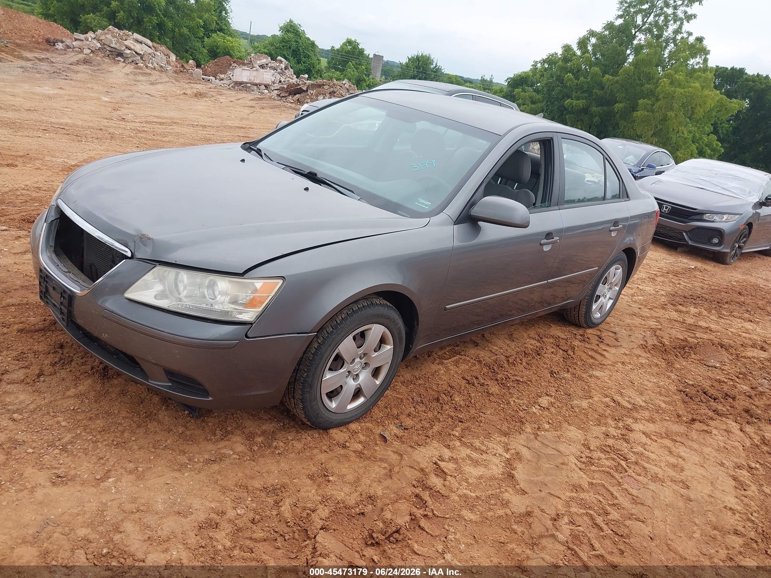 2009 Hyundai Sonata Gls Gray vin: 5NPET46CX9H419561