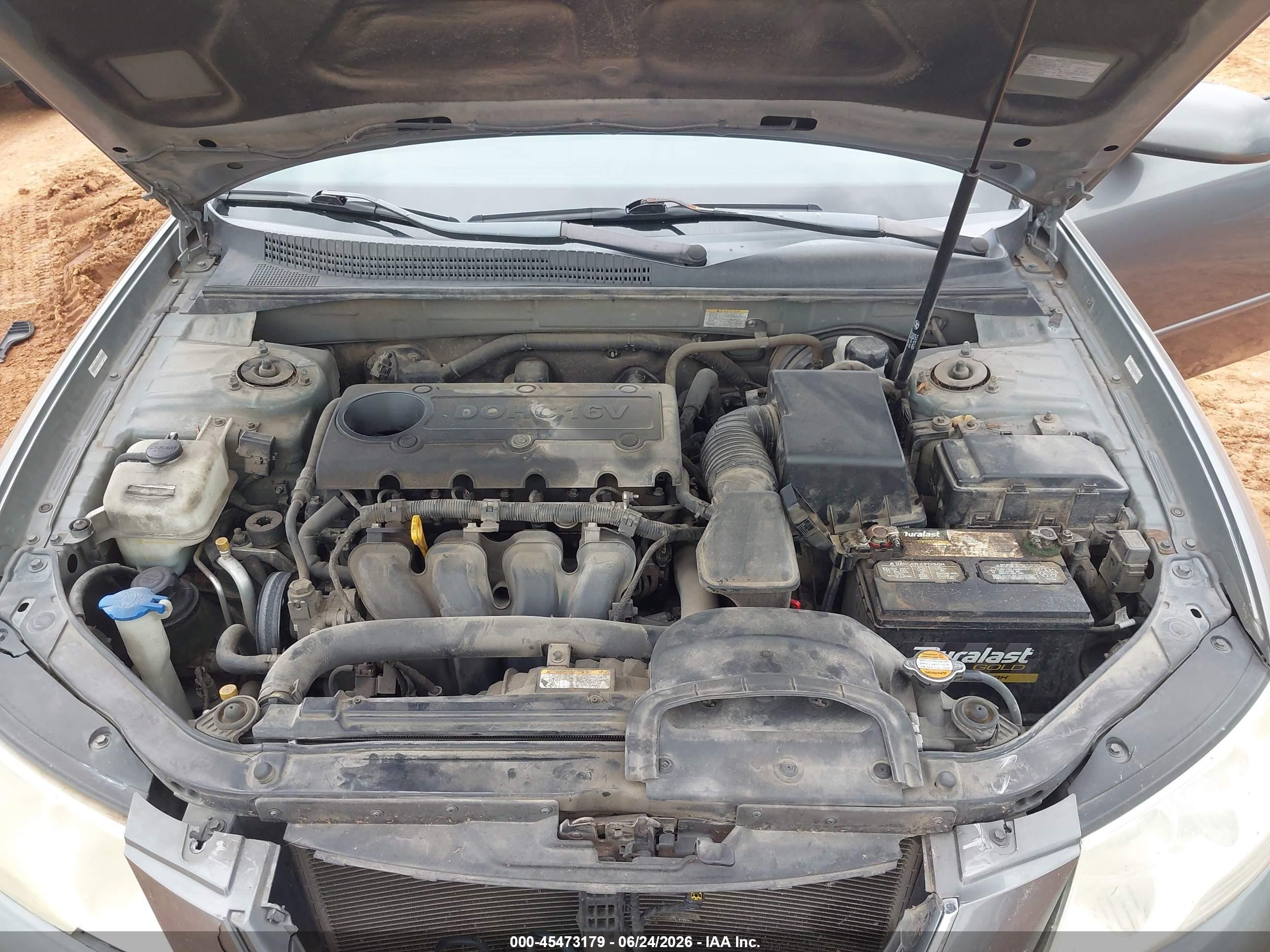 2009 Hyundai Sonata Gls Gray vin: 5NPET46CX9H419561