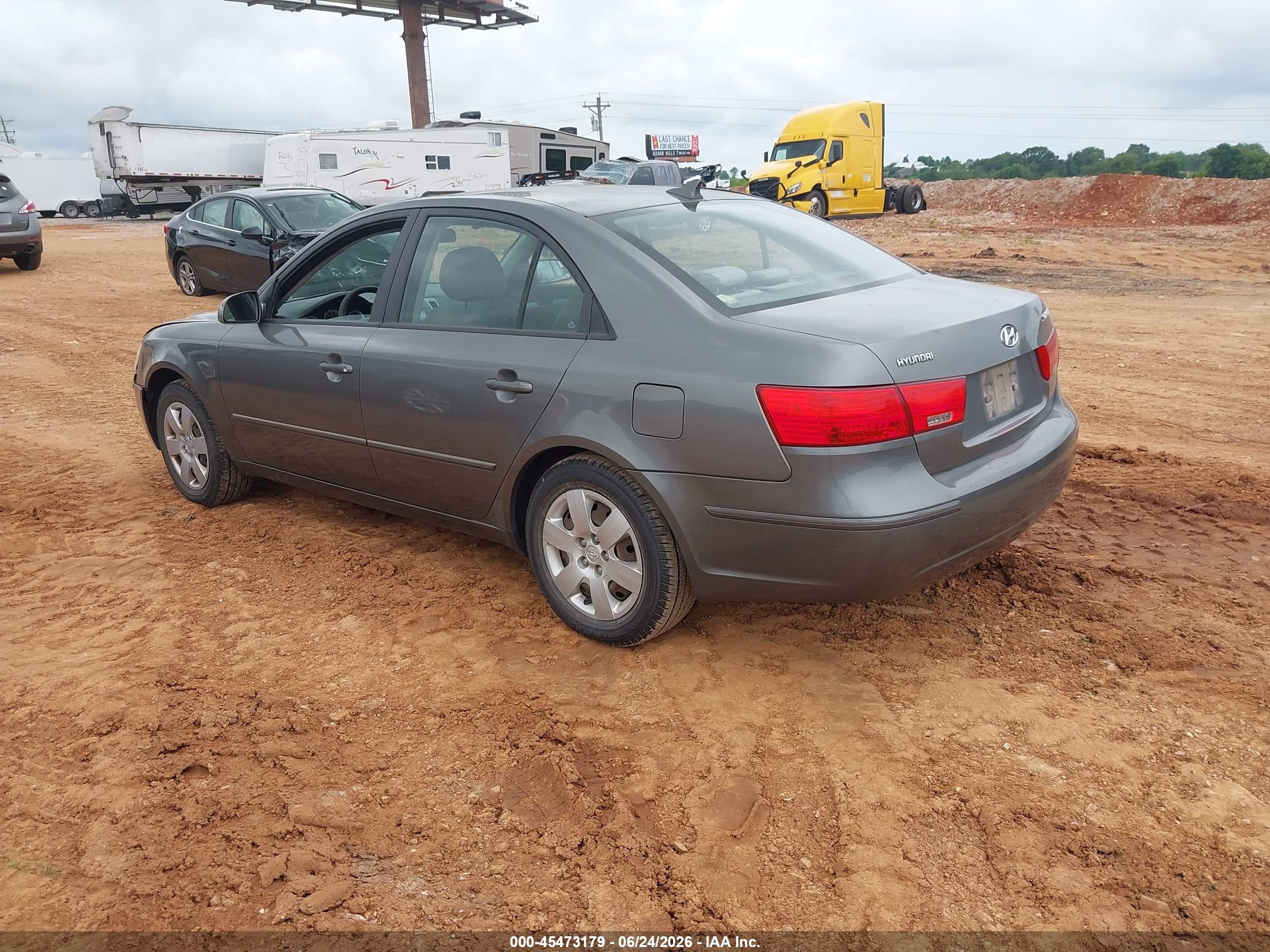 2009 Hyundai Sonata Gls Gray vin: 5NPET46CX9H419561