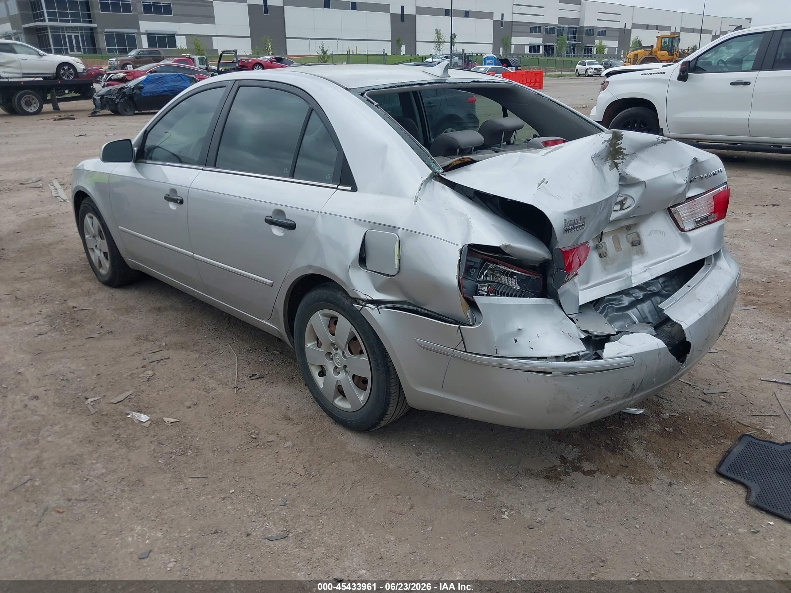 2009 Hyundai Sonata Gls Silver vin: 5NPET46CX9H433640