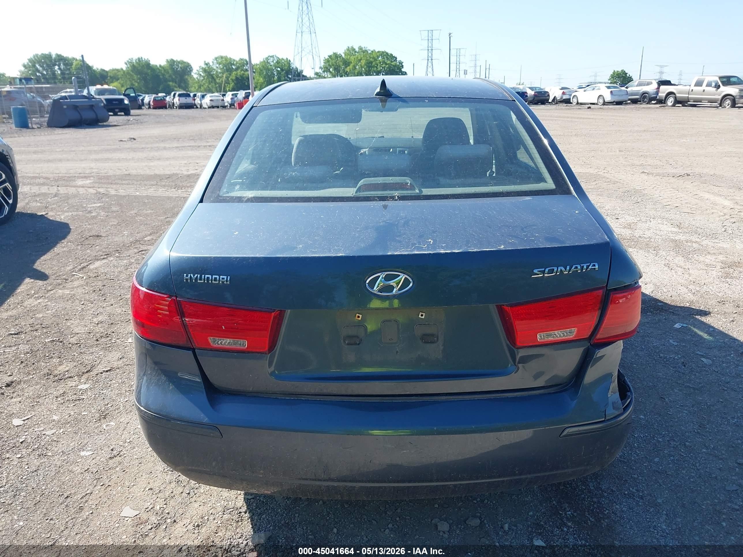 2009 Hyundai Sonata Gls Blue vin: 5NPET46CX9H451099