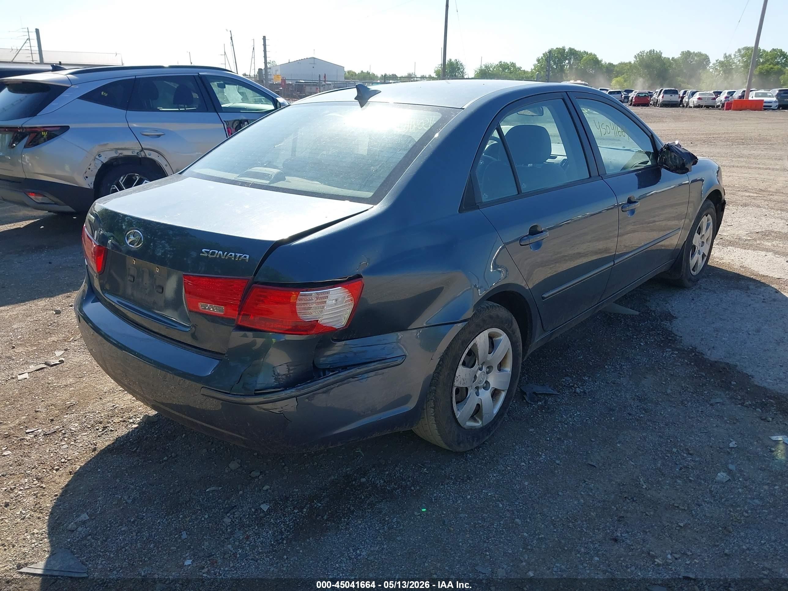 2009 Hyundai Sonata Gls Blue vin: 5NPET46CX9H451099