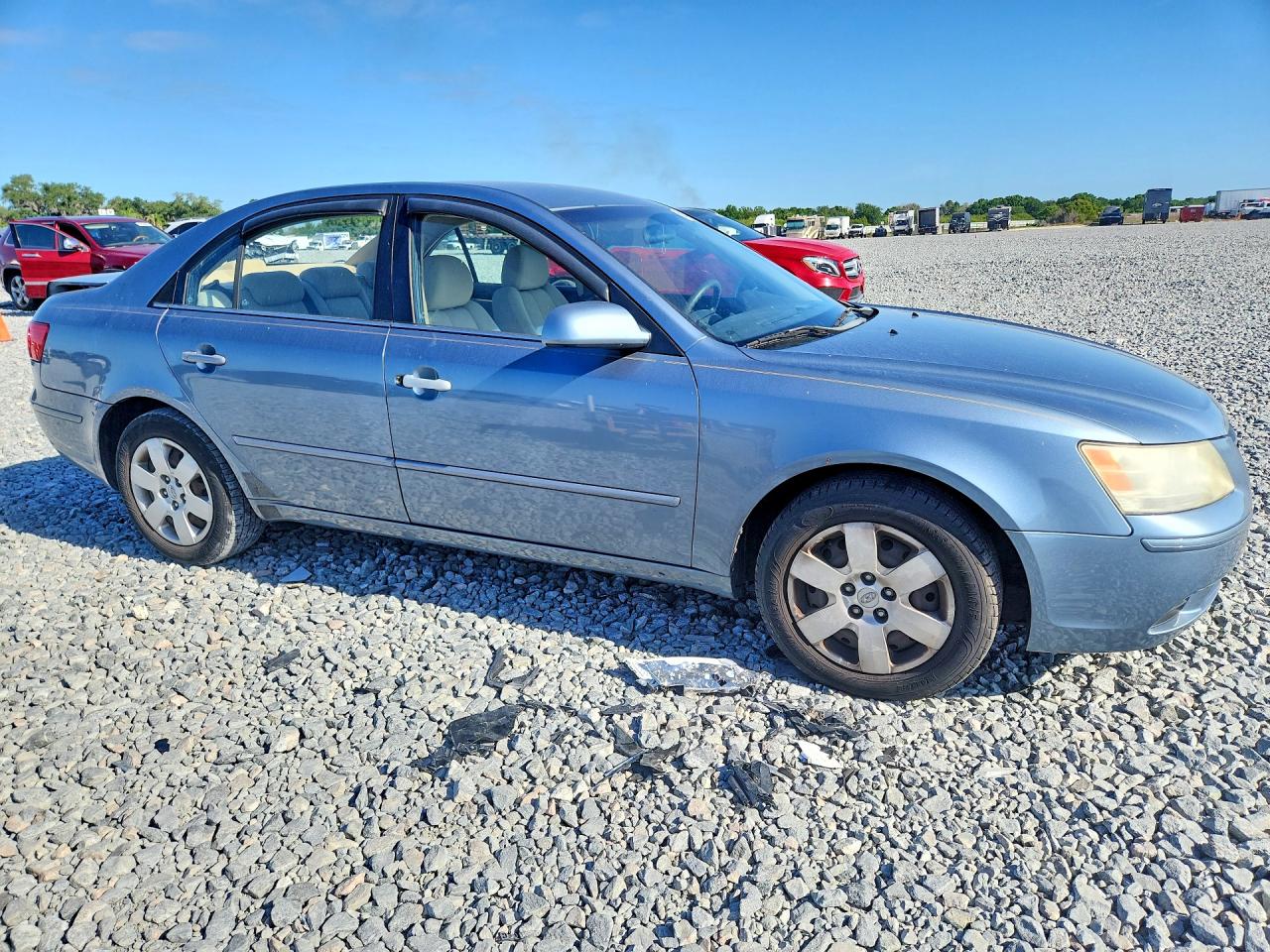 2009 Hyundai Sonata Gls Blue vin: 5NPET46CX9H475239