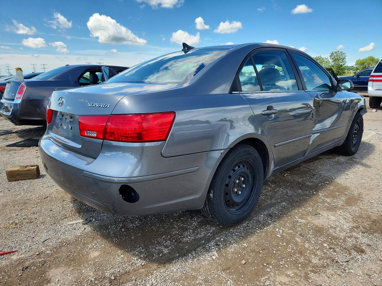 2009 Hyundai Sonata Gls Gray vin: 5NPET46CX9H481199
