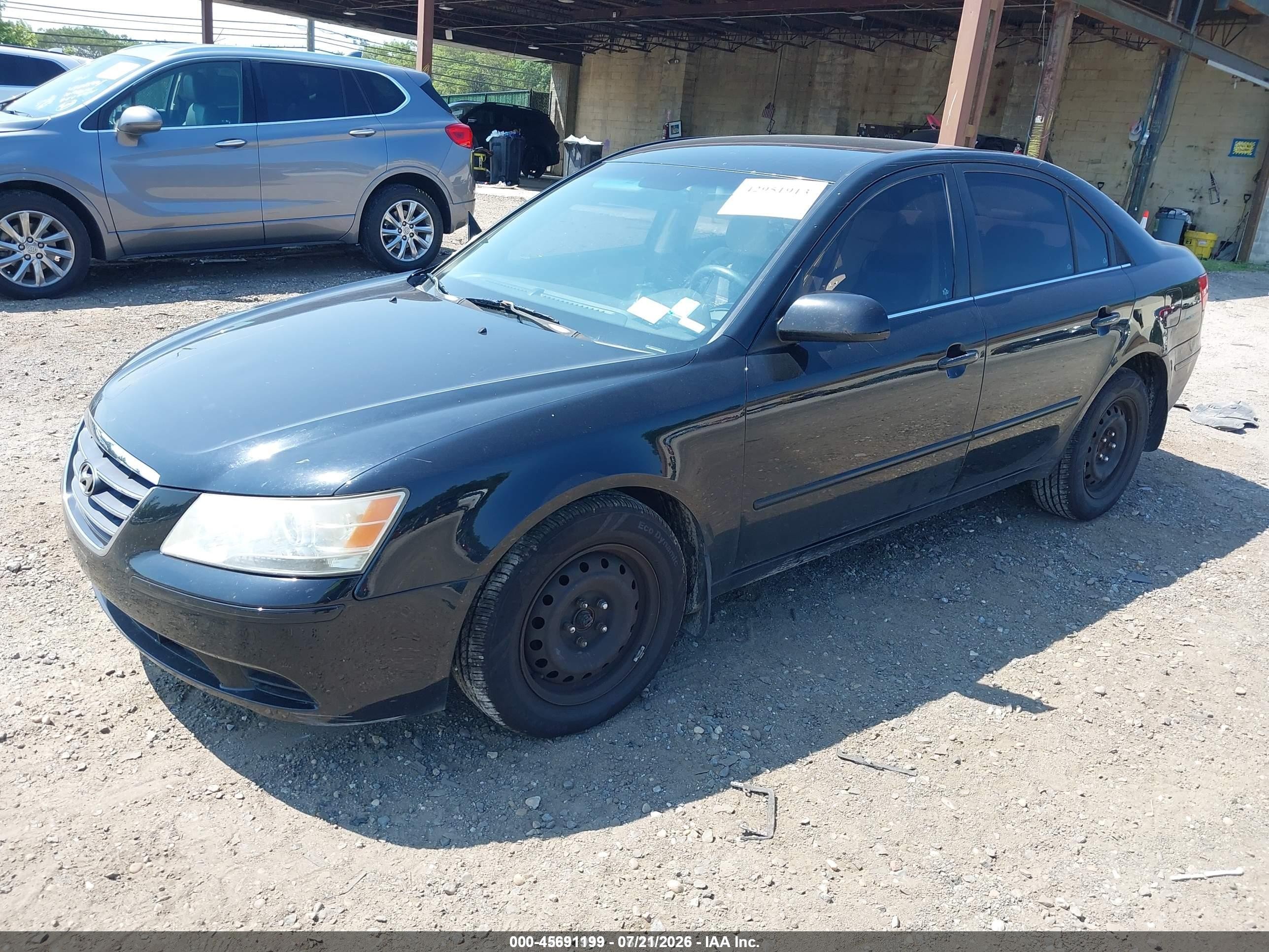 2009 Hyundai Sonata Gls Черный vin: 5NPET46CX9H486144