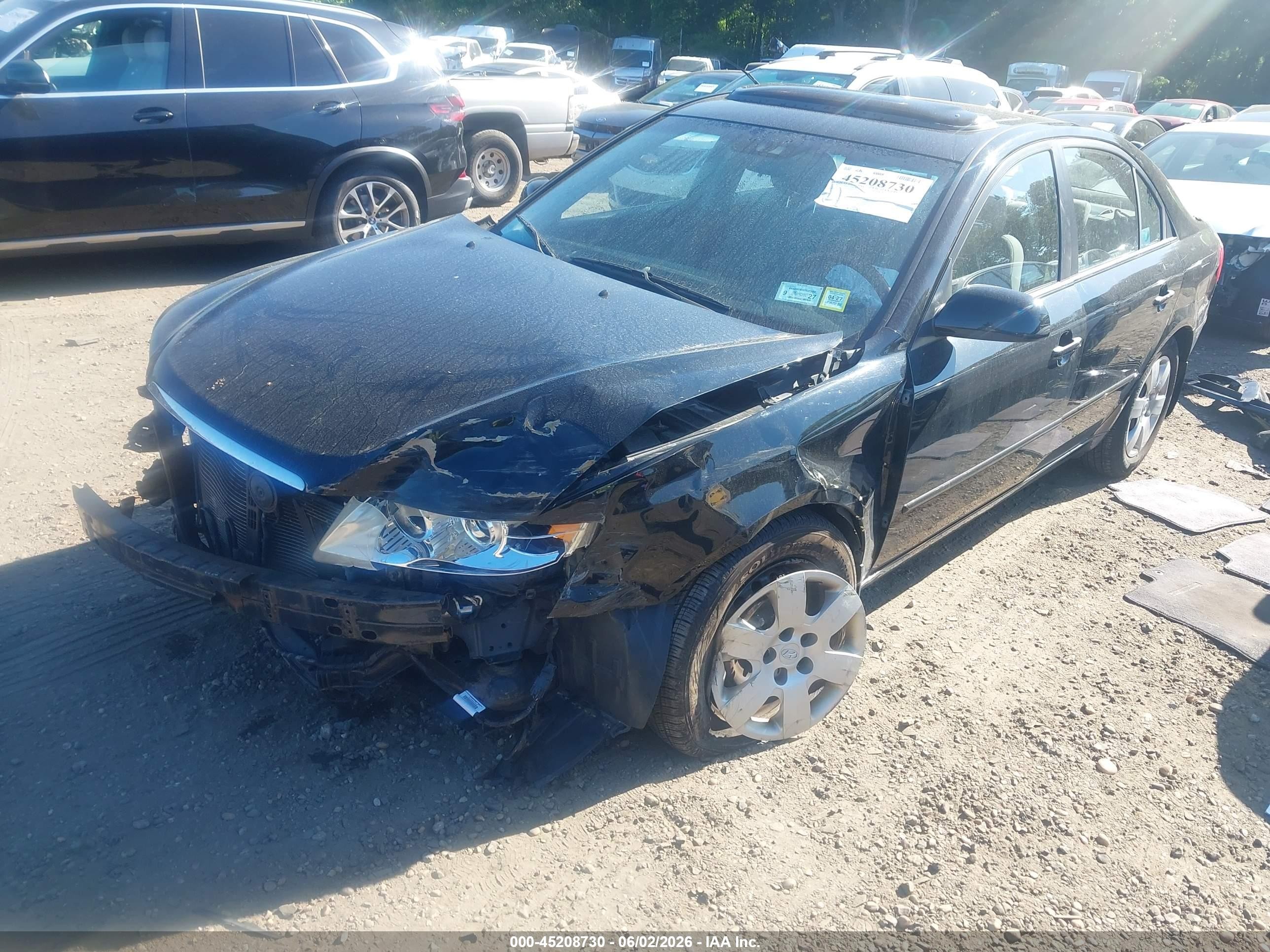 2009 Hyundai Sonata Gls Black vin: 5NPET46CX9H502777