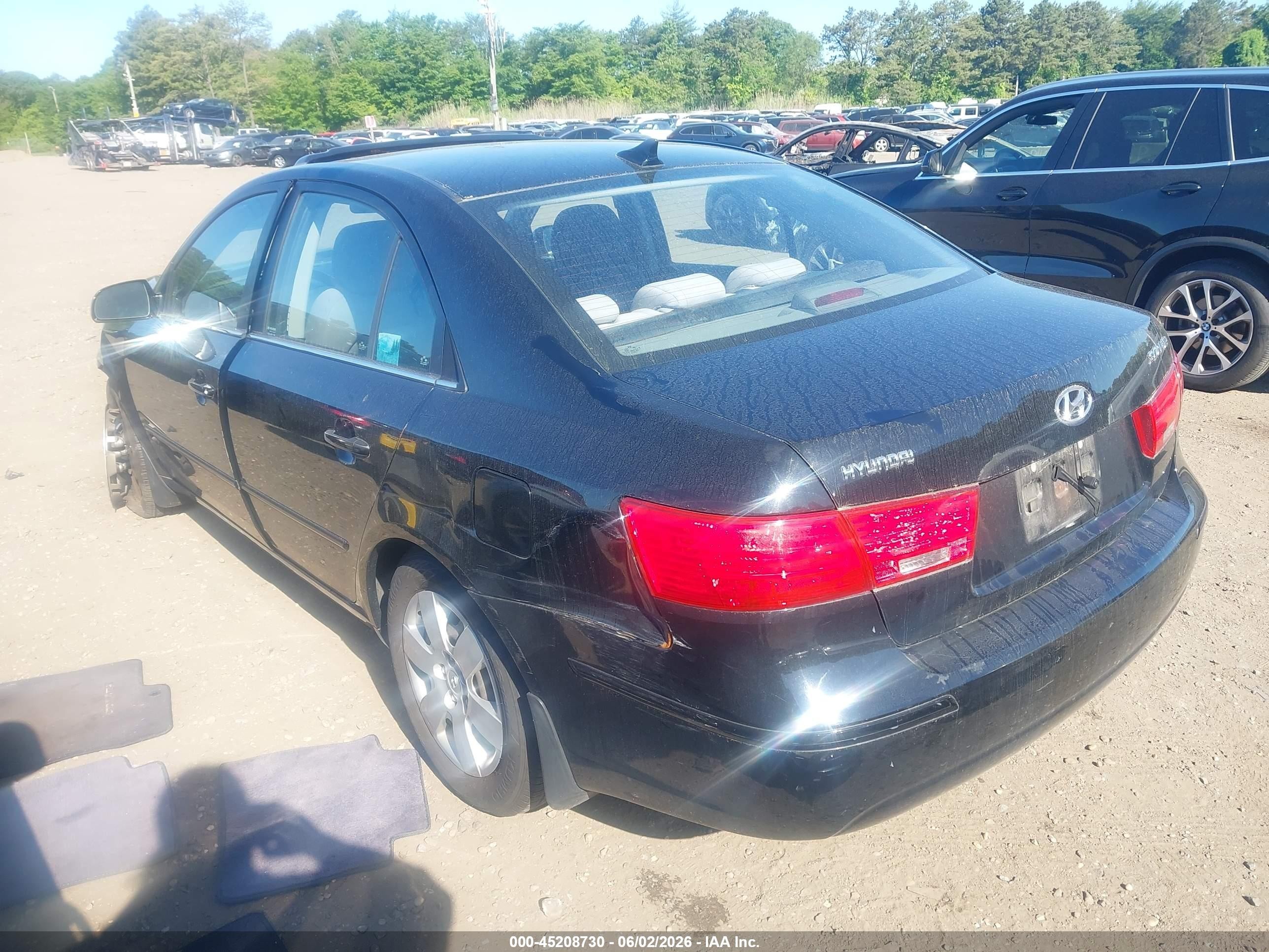 2009 Hyundai Sonata Gls Black vin: 5NPET46CX9H502777