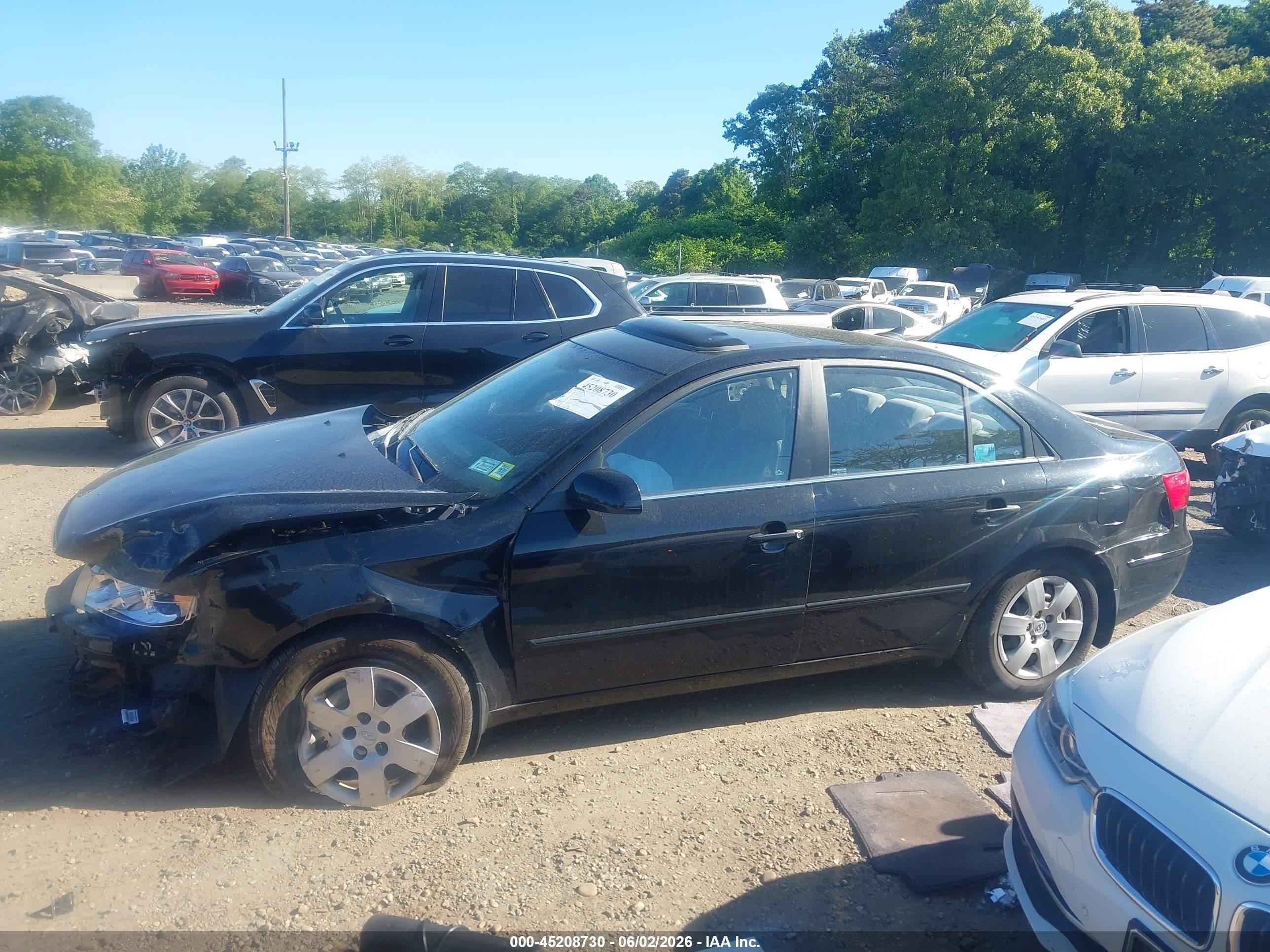 2009 Hyundai Sonata Gls Black vin: 5NPET46CX9H502777