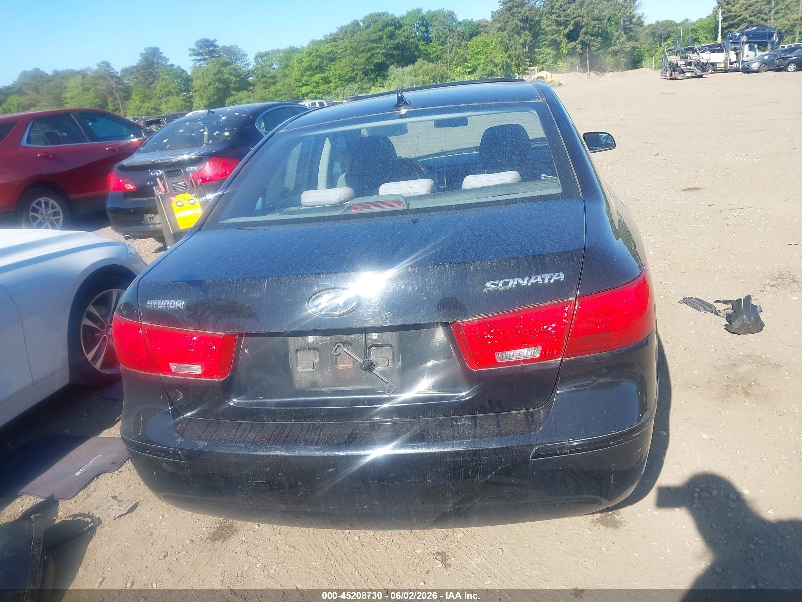 2009 Hyundai Sonata Gls Black vin: 5NPET46CX9H502777