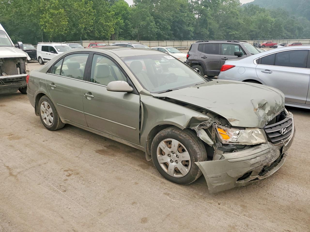 2009 Hyundai Sonata Gls Green vin: 5NPET46CX9H537836