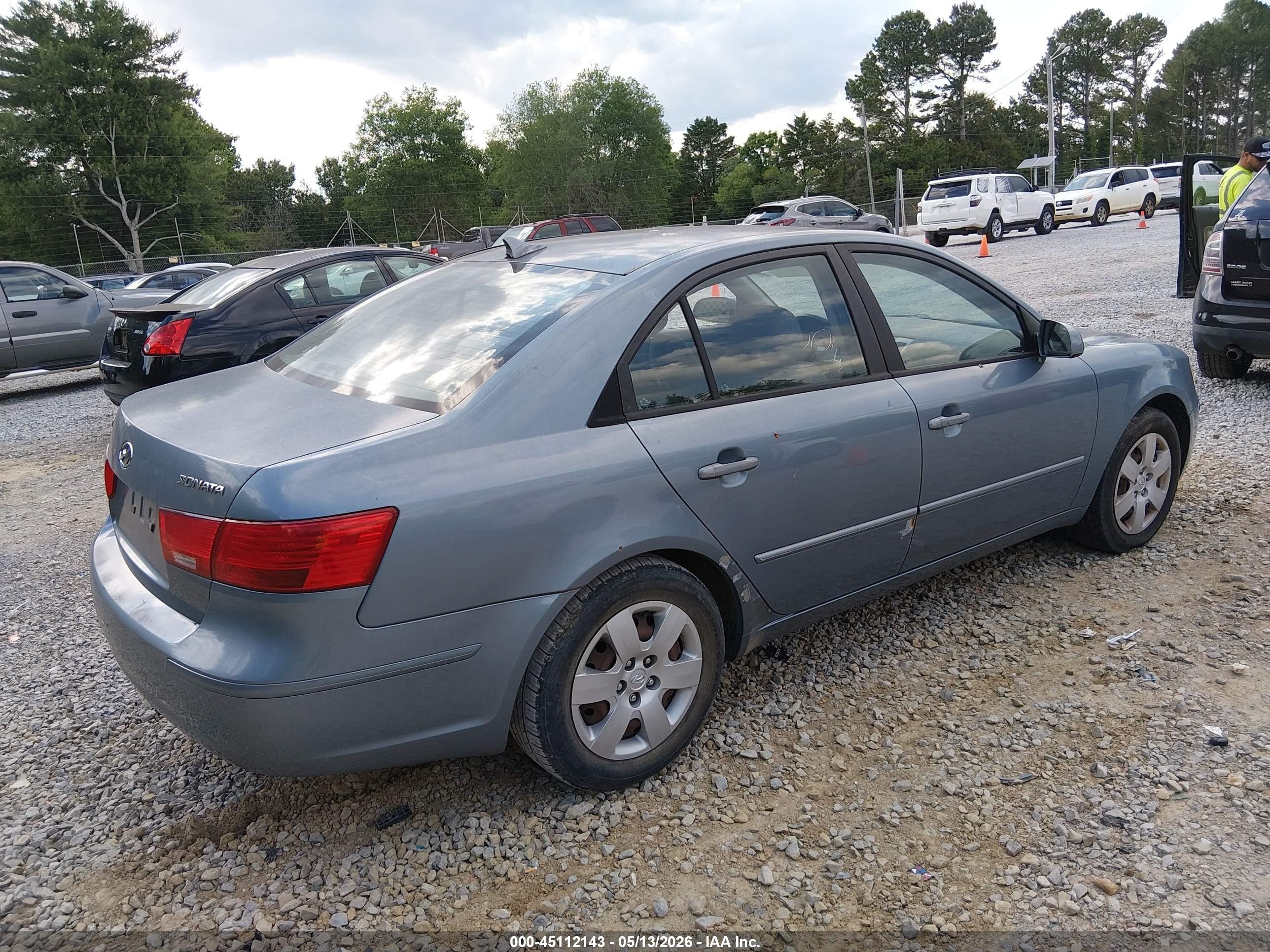 2009 Hyundai Sonata Gls Blue vin: 5NPET46CX9H548061
