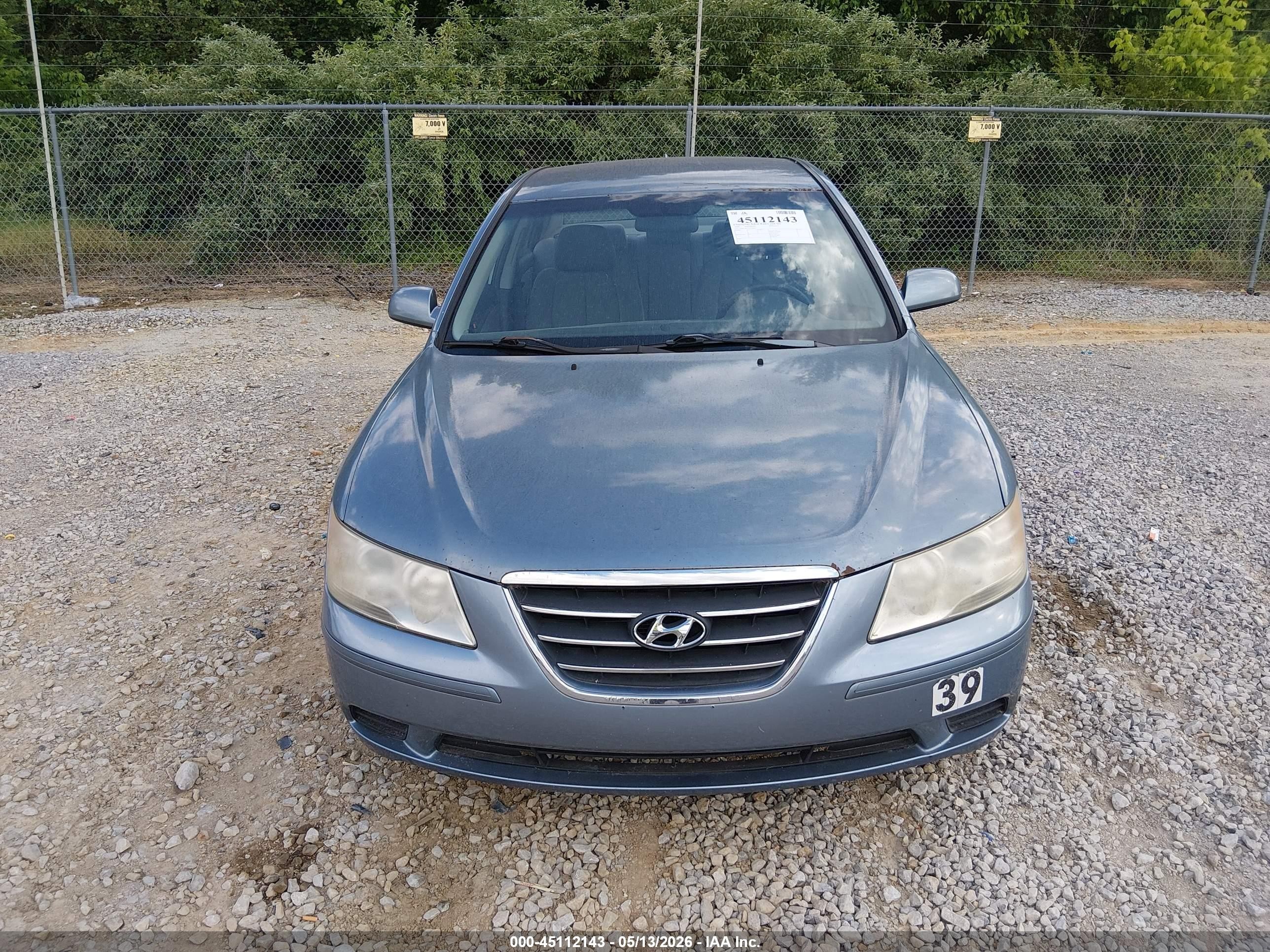 2009 Hyundai Sonata Gls Blue vin: 5NPET46CX9H548061