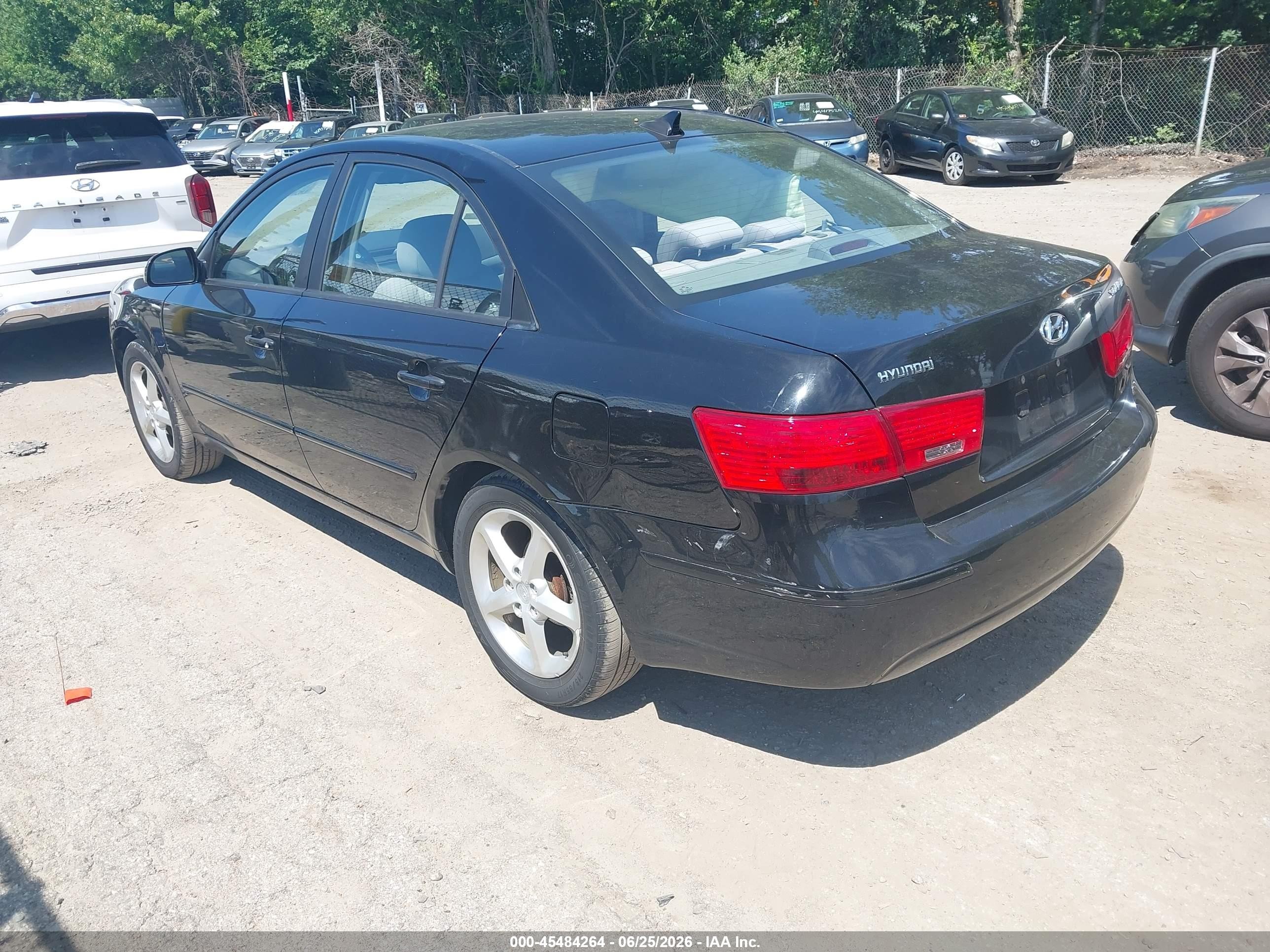 2009 Hyundai Sonata Gls Black vin: 5NPET46CX9H565734