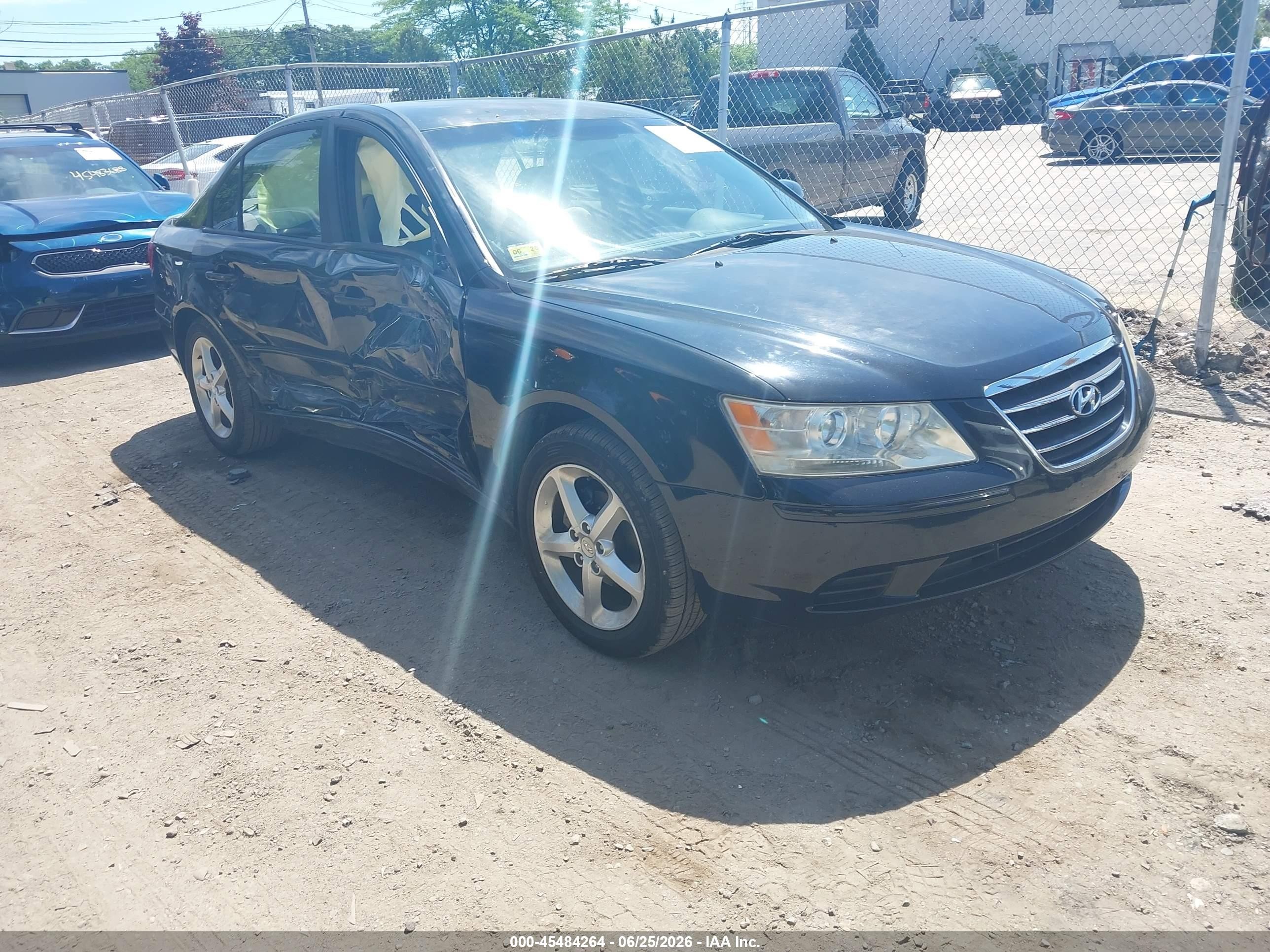 2009 Hyundai Sonata Gls Black vin: 5NPET46CX9H565734