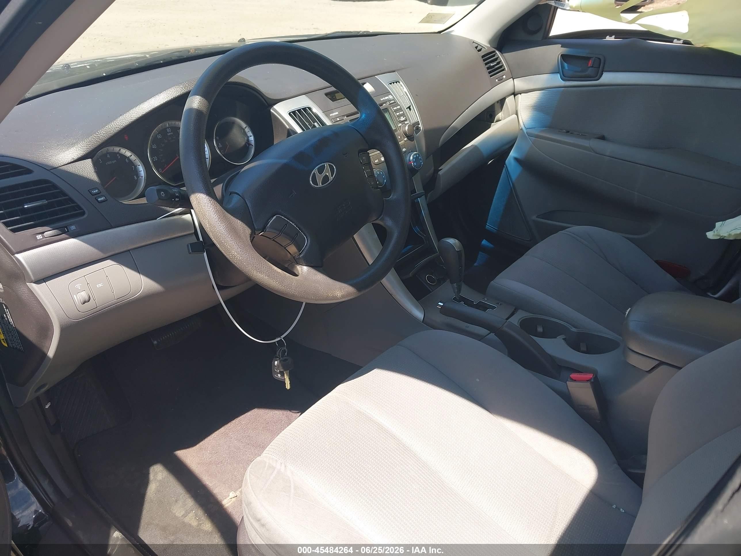 2009 Hyundai Sonata Gls Black vin: 5NPET46CX9H565734