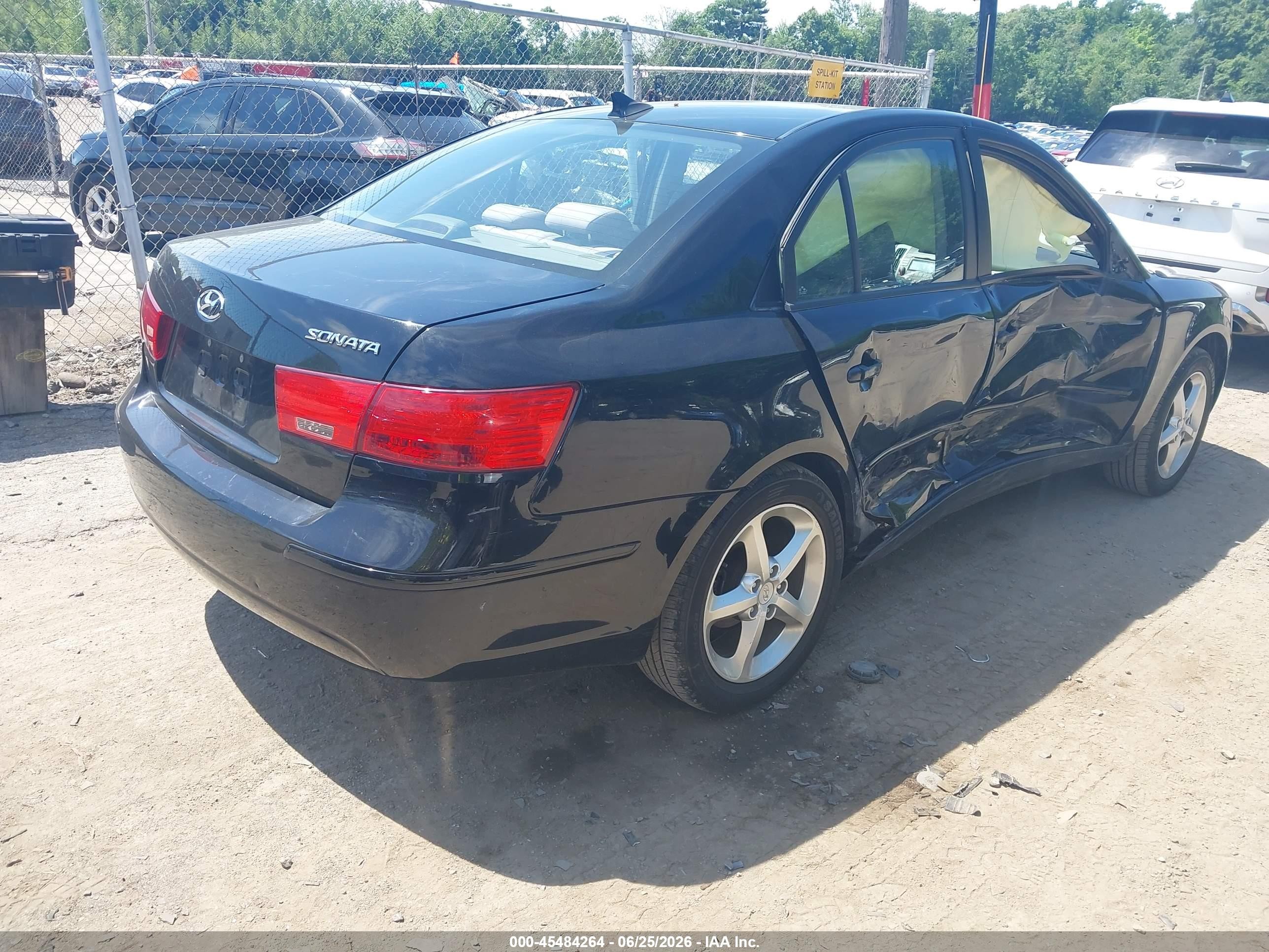 2009 Hyundai Sonata Gls Black vin: 5NPET46CX9H565734