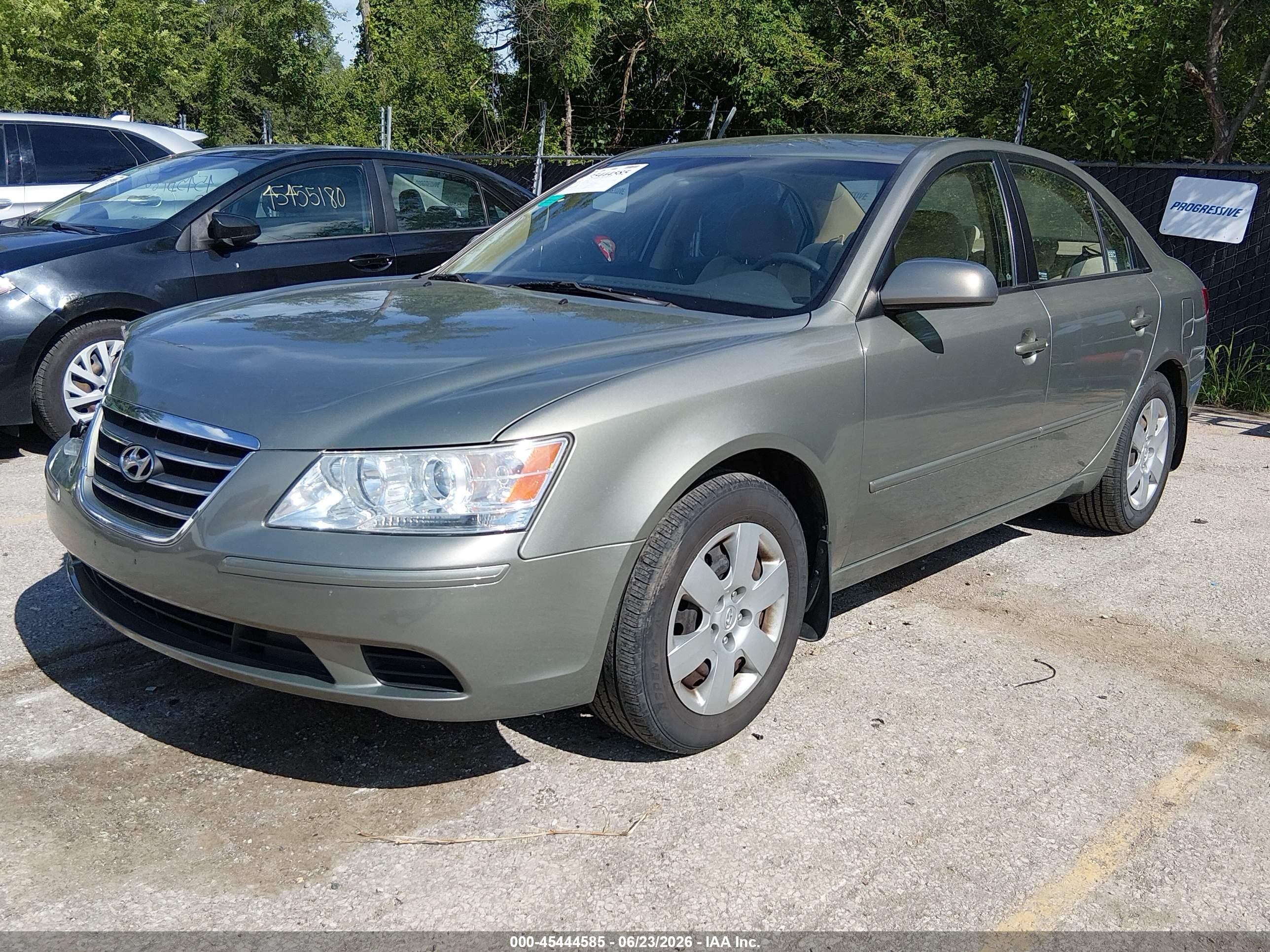 2009 Hyundai Sonata Gls Green vin: 5NPET46CX9H566933