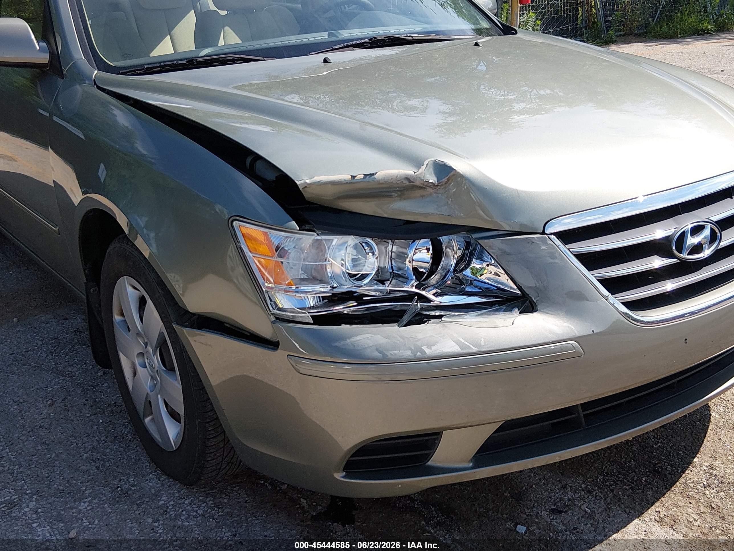 2009 Hyundai Sonata Gls Green vin: 5NPET46CX9H566933