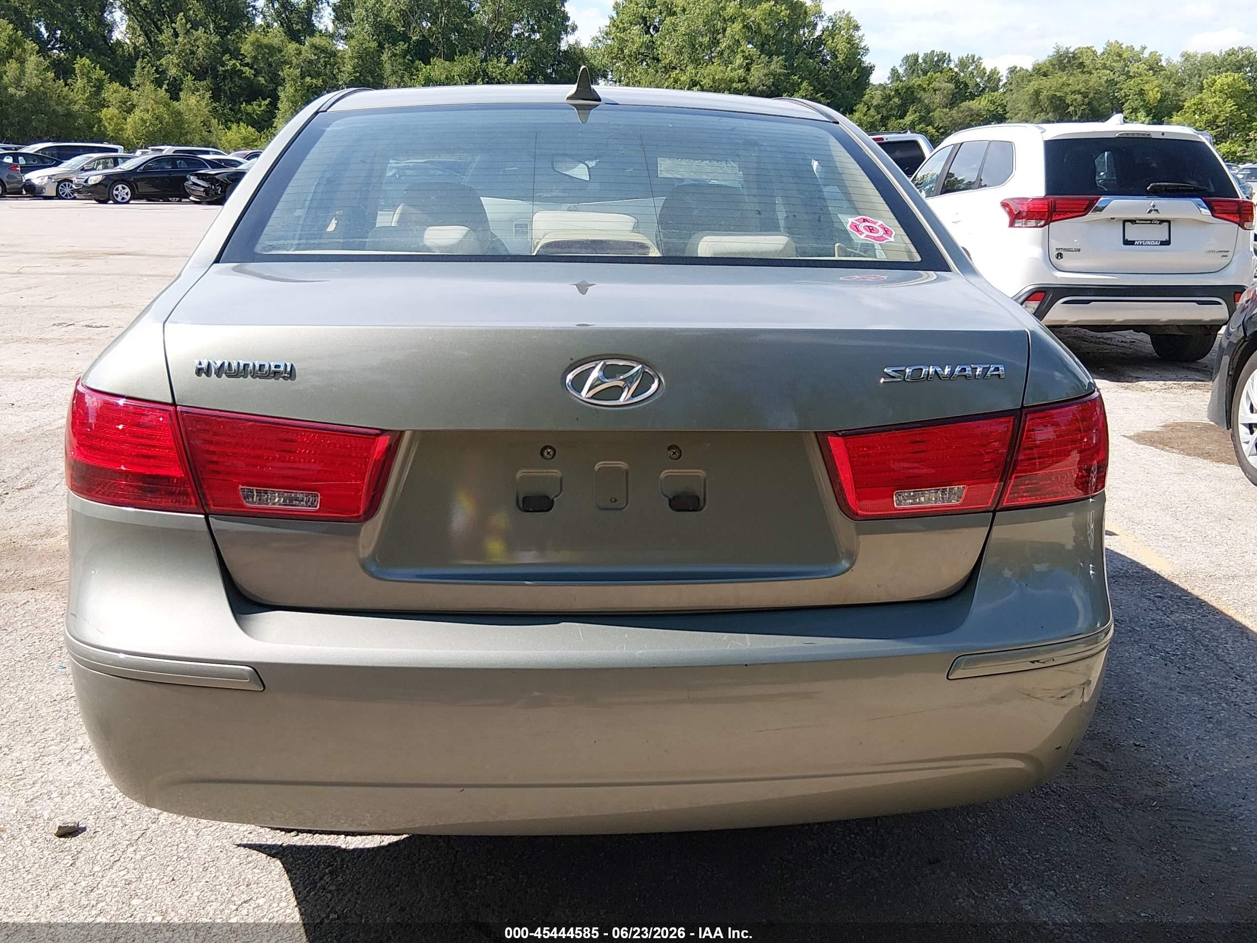 2009 Hyundai Sonata Gls Green vin: 5NPET46CX9H566933