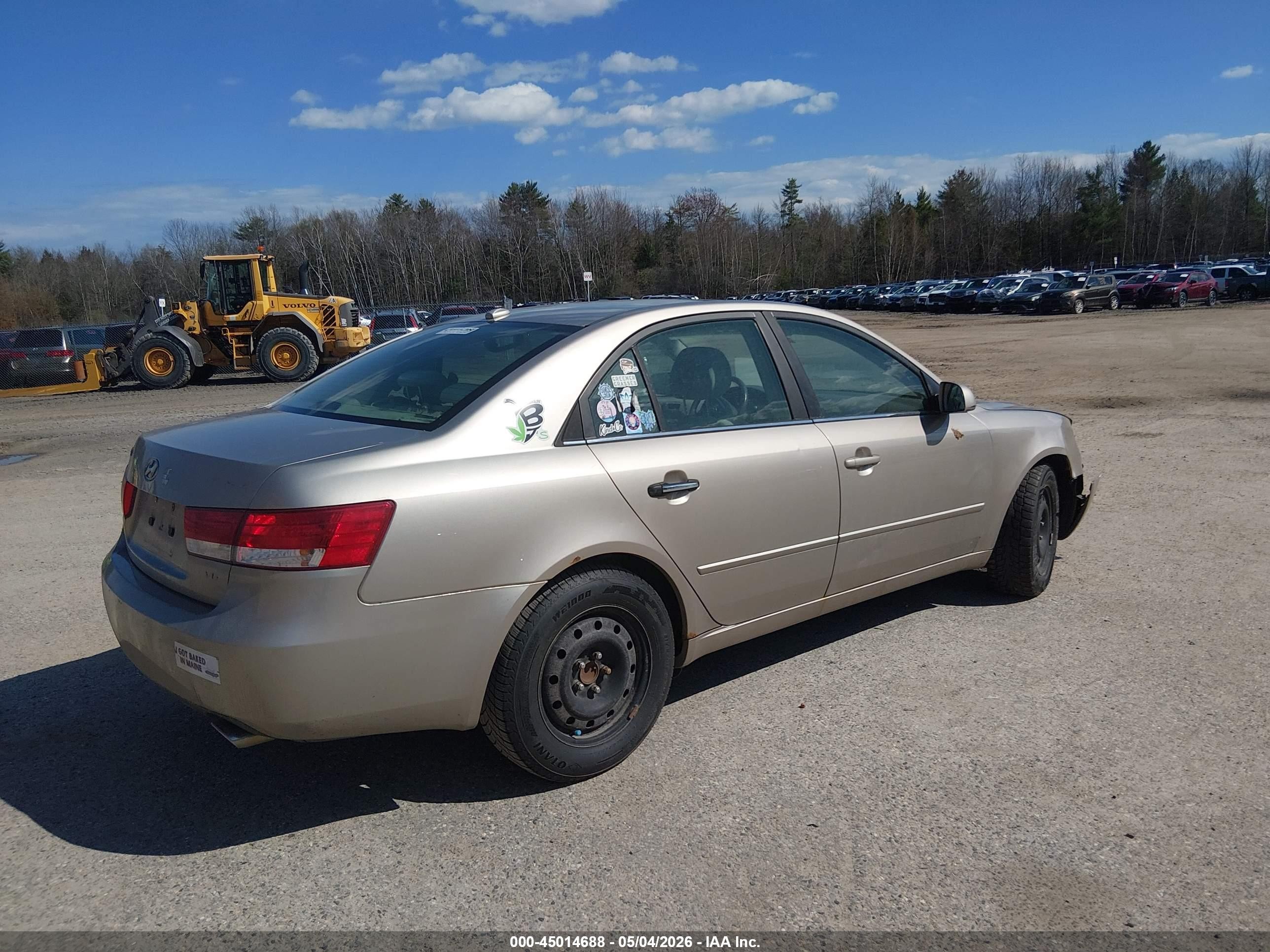2008 Hyundai Sonata Gls V6 Brown vin: 5NPET46F08H327321