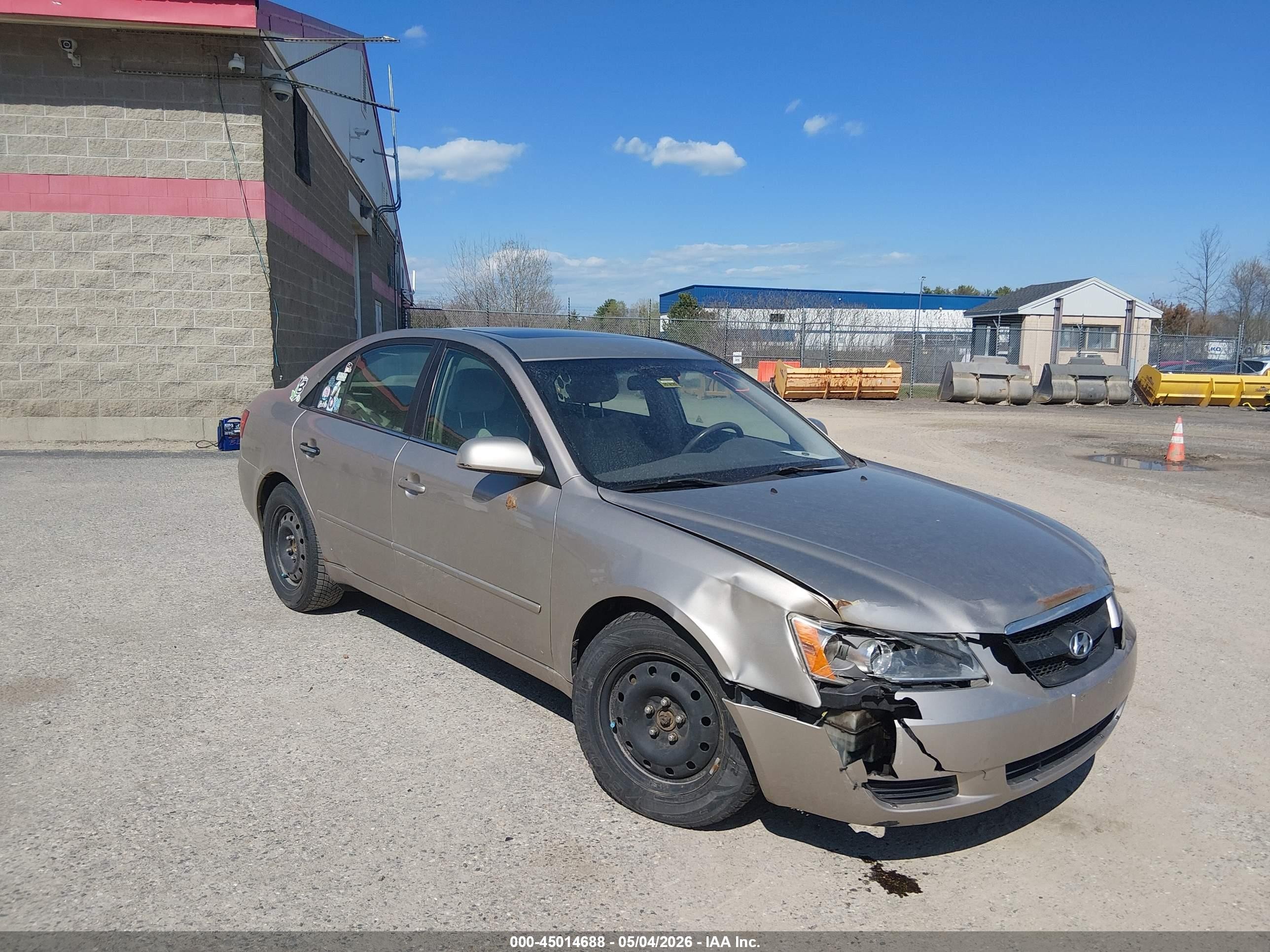 2008 Hyundai Sonata Gls V6 Brown vin: 5NPET46F08H327321
