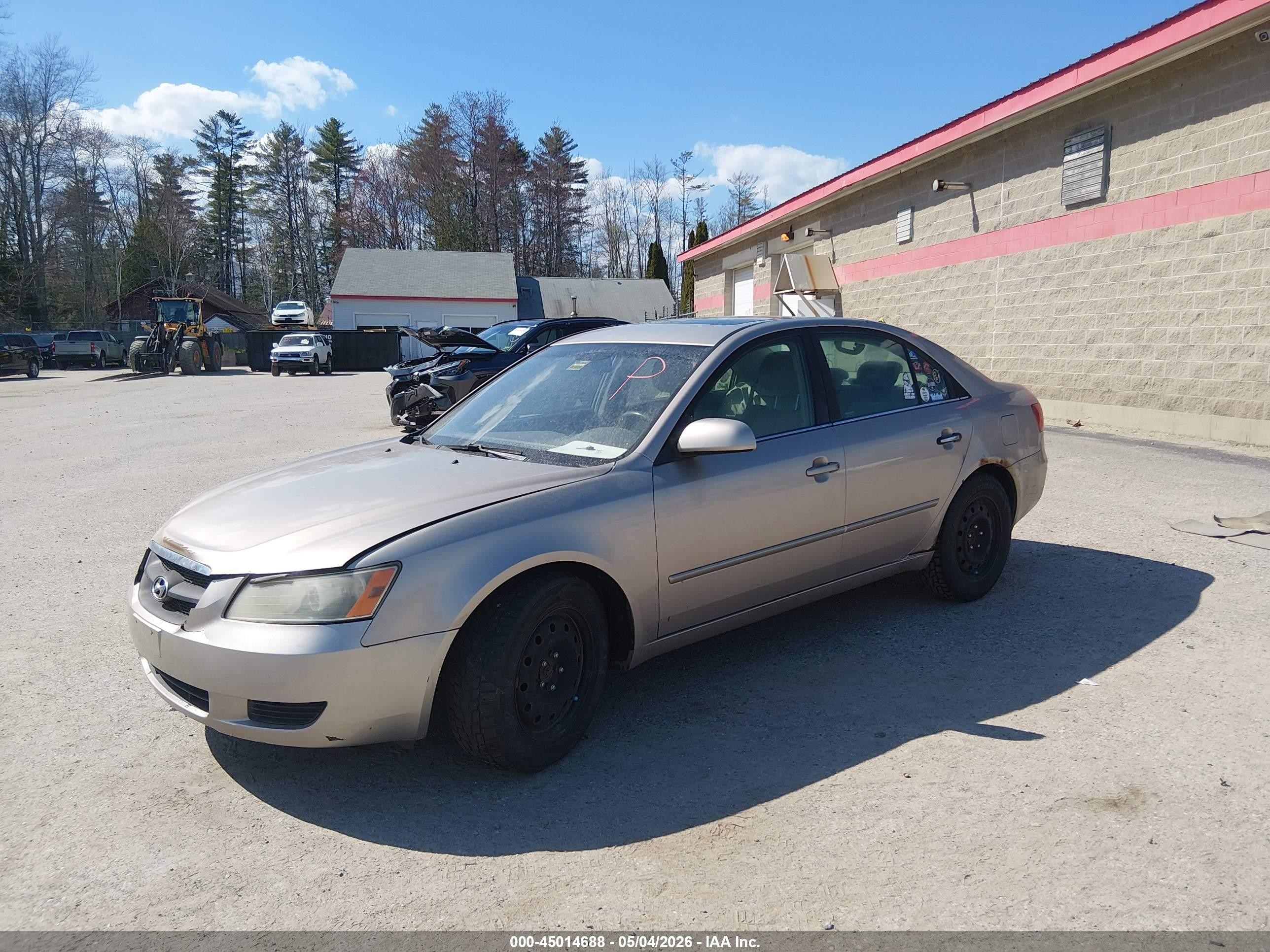 2008 Hyundai Sonata Gls V6 Brown vin: 5NPET46F08H327321
