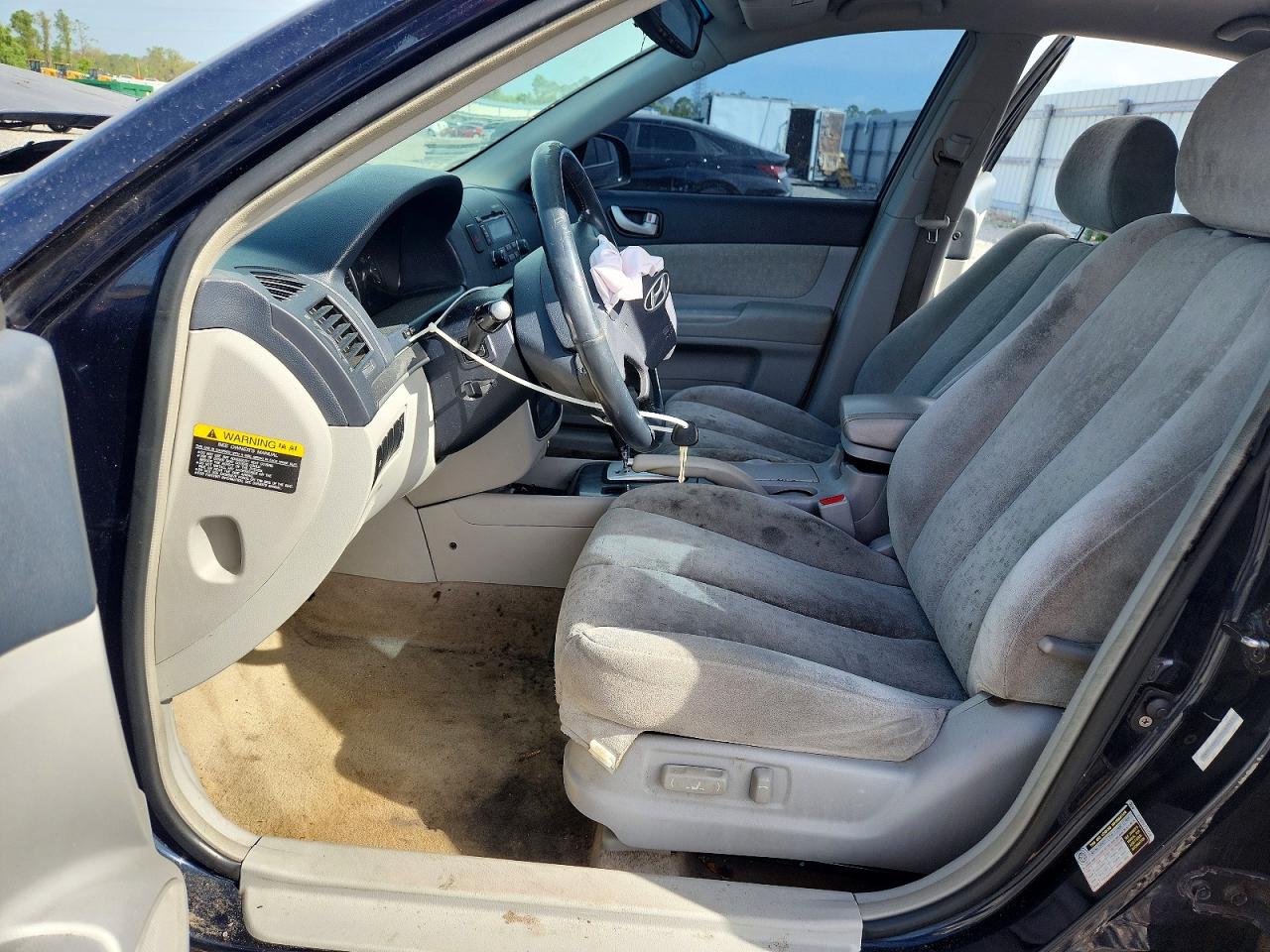2007 Hyundai Sonata Gl Синий vin: 5NPET46F17H241451