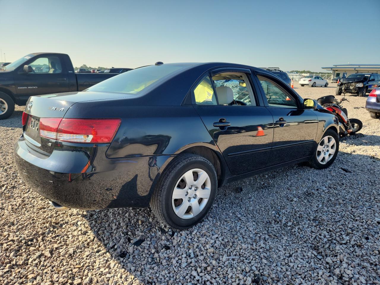2008 Hyundai Sonata Gls V6 Blue vin: 5NPET46F18H343396
