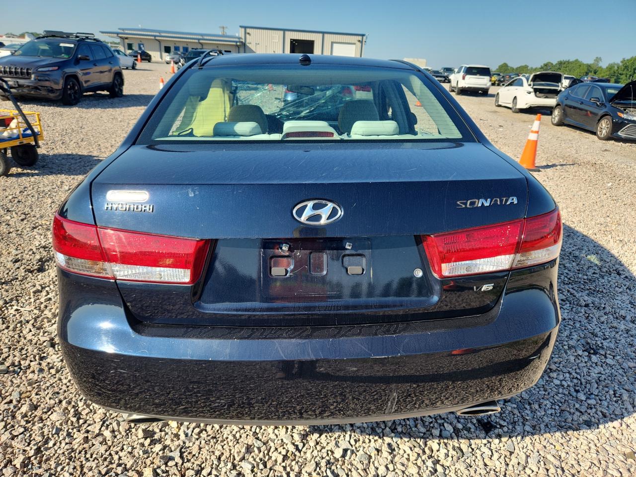 2008 Hyundai Sonata Gls V6 Blue vin: 5NPET46F18H343396