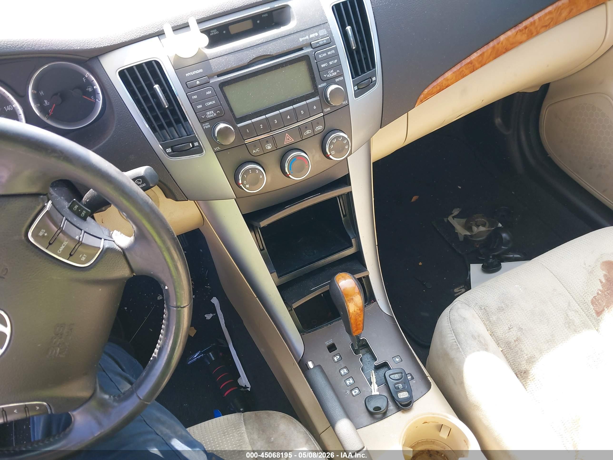 2009 Hyundai Sonata Gls V6 White vin: 5NPET46F19H467279