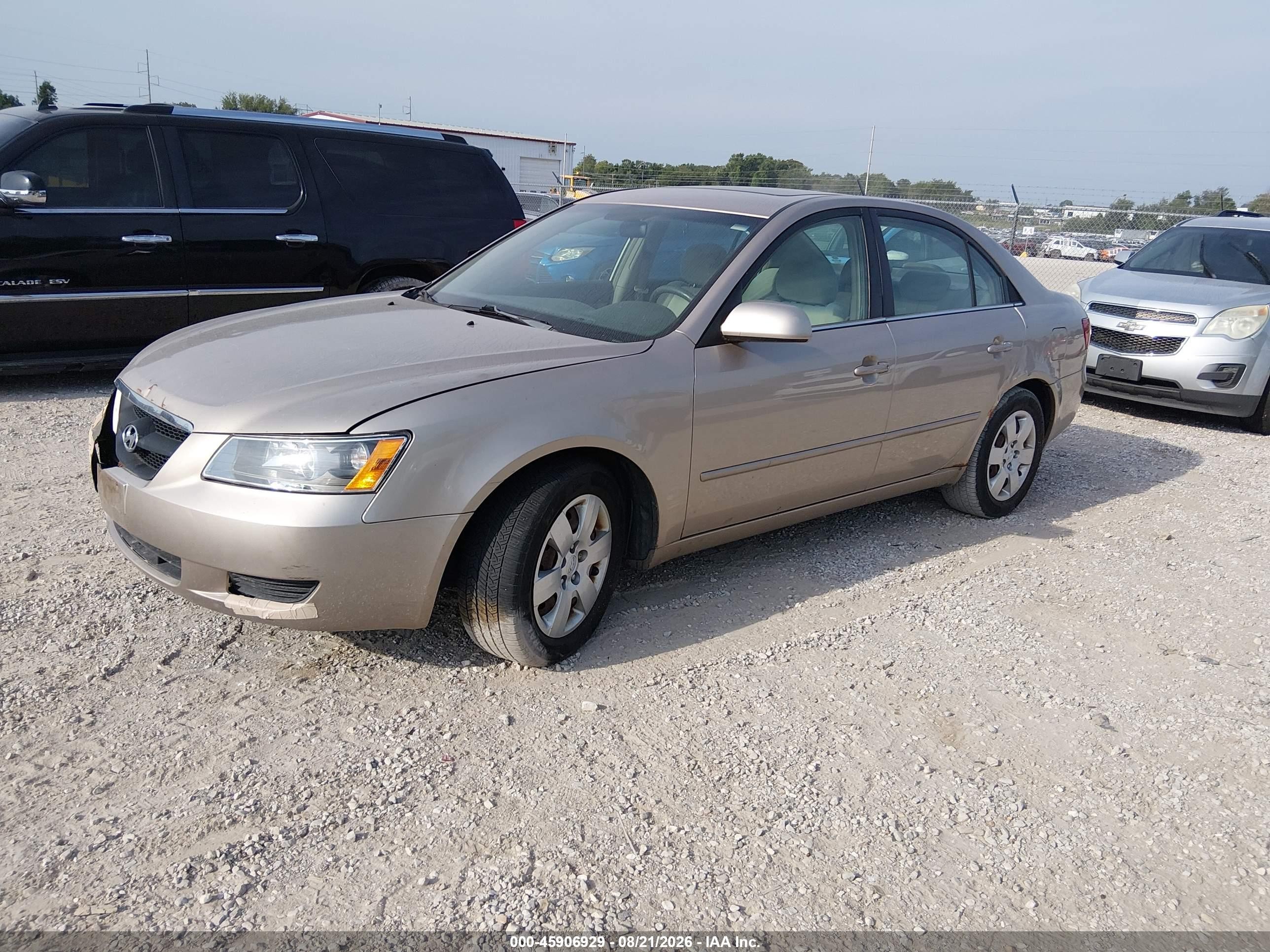 2008 Hyundai Sonata Gls V6 Золотой vin: 5NPET46F28H316272