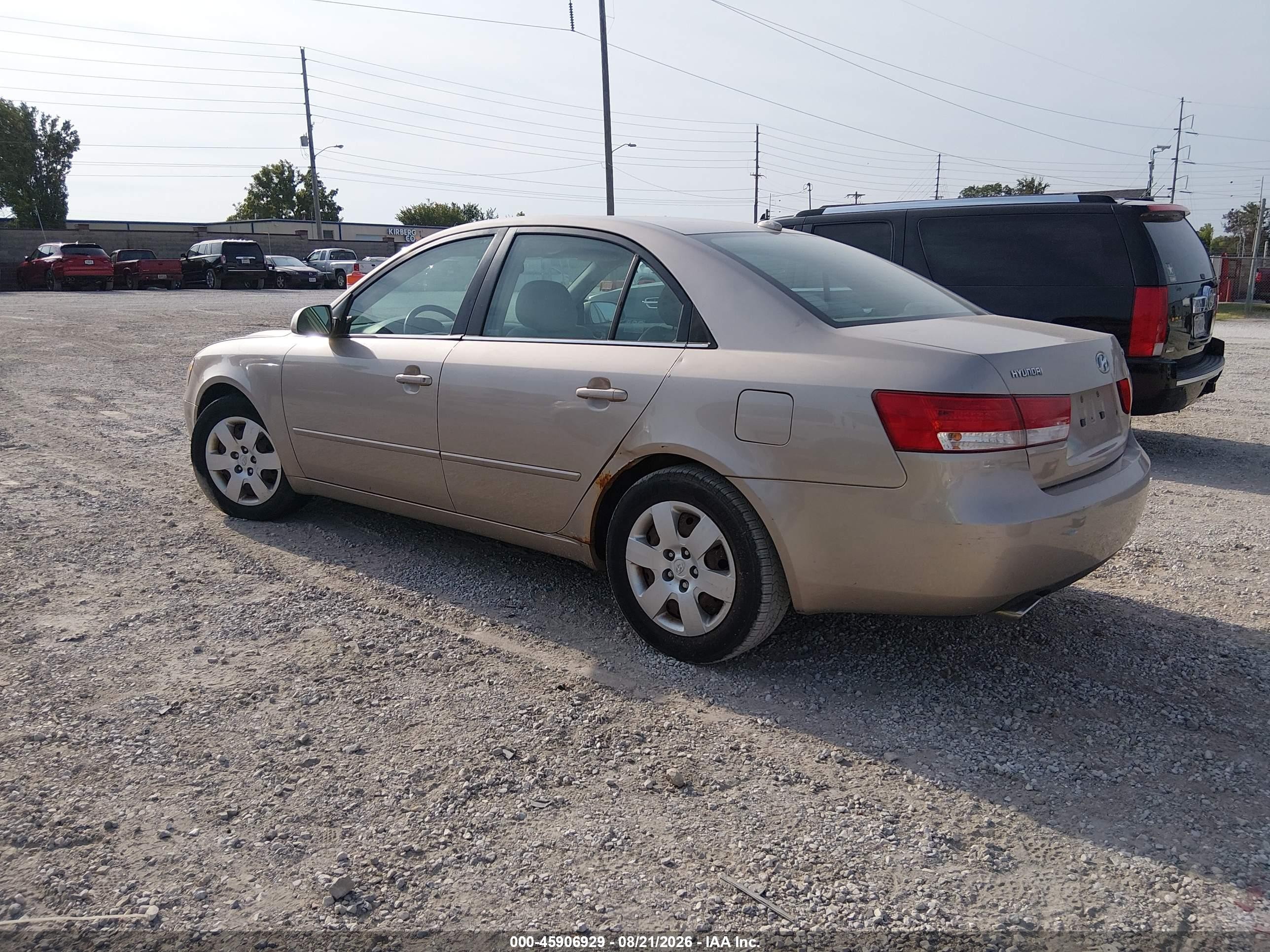 2008 Hyundai Sonata Gls V6 Золотой vin: 5NPET46F28H316272