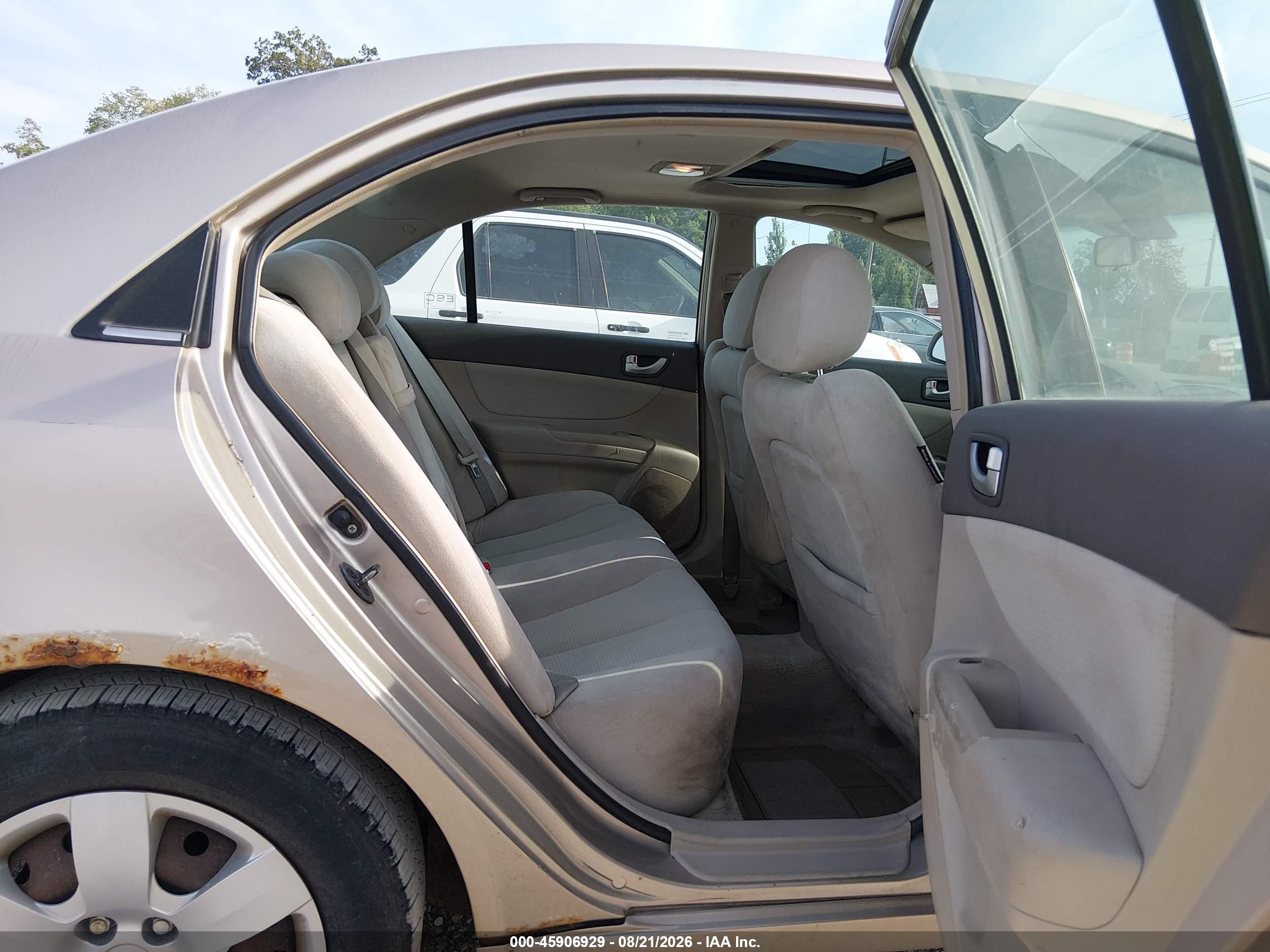2008 Hyundai Sonata Gls V6 Золотой vin: 5NPET46F28H316272