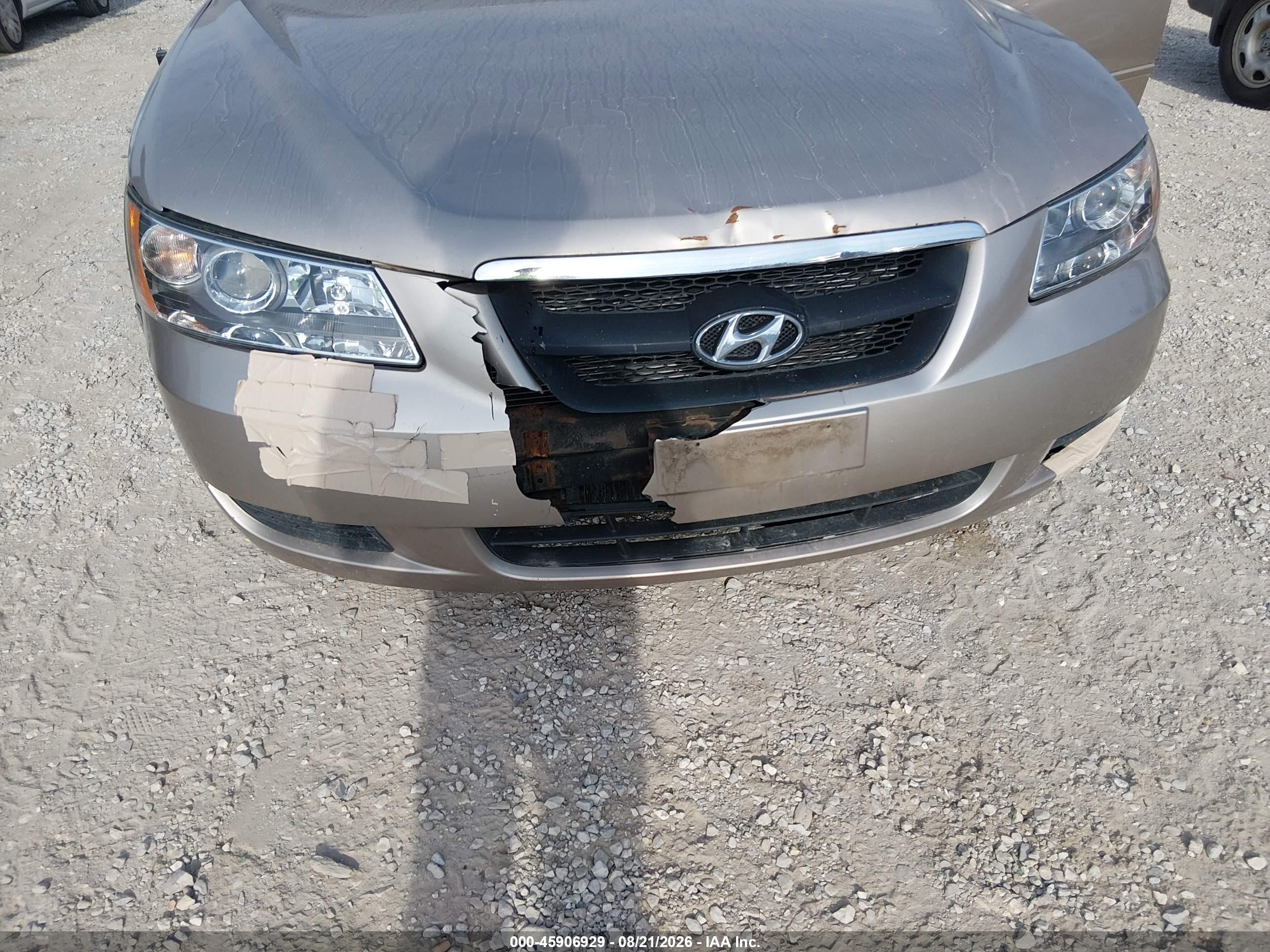 2008 Hyundai Sonata Gls V6 Золотой vin: 5NPET46F28H316272