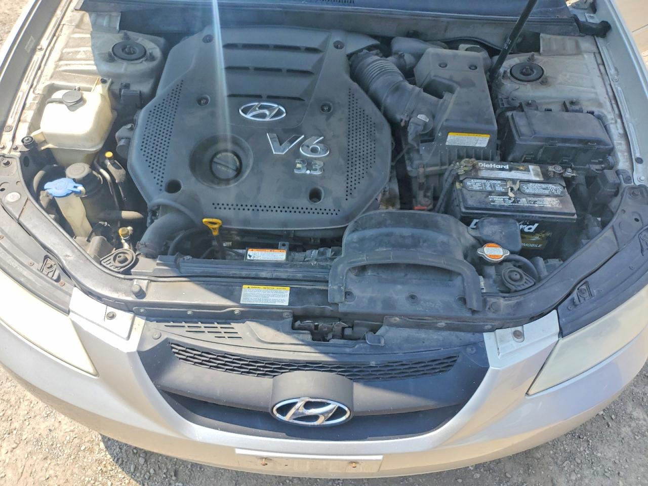2008 Hyundai Sonata Gls Silver vin: 5NPET46F28H318443