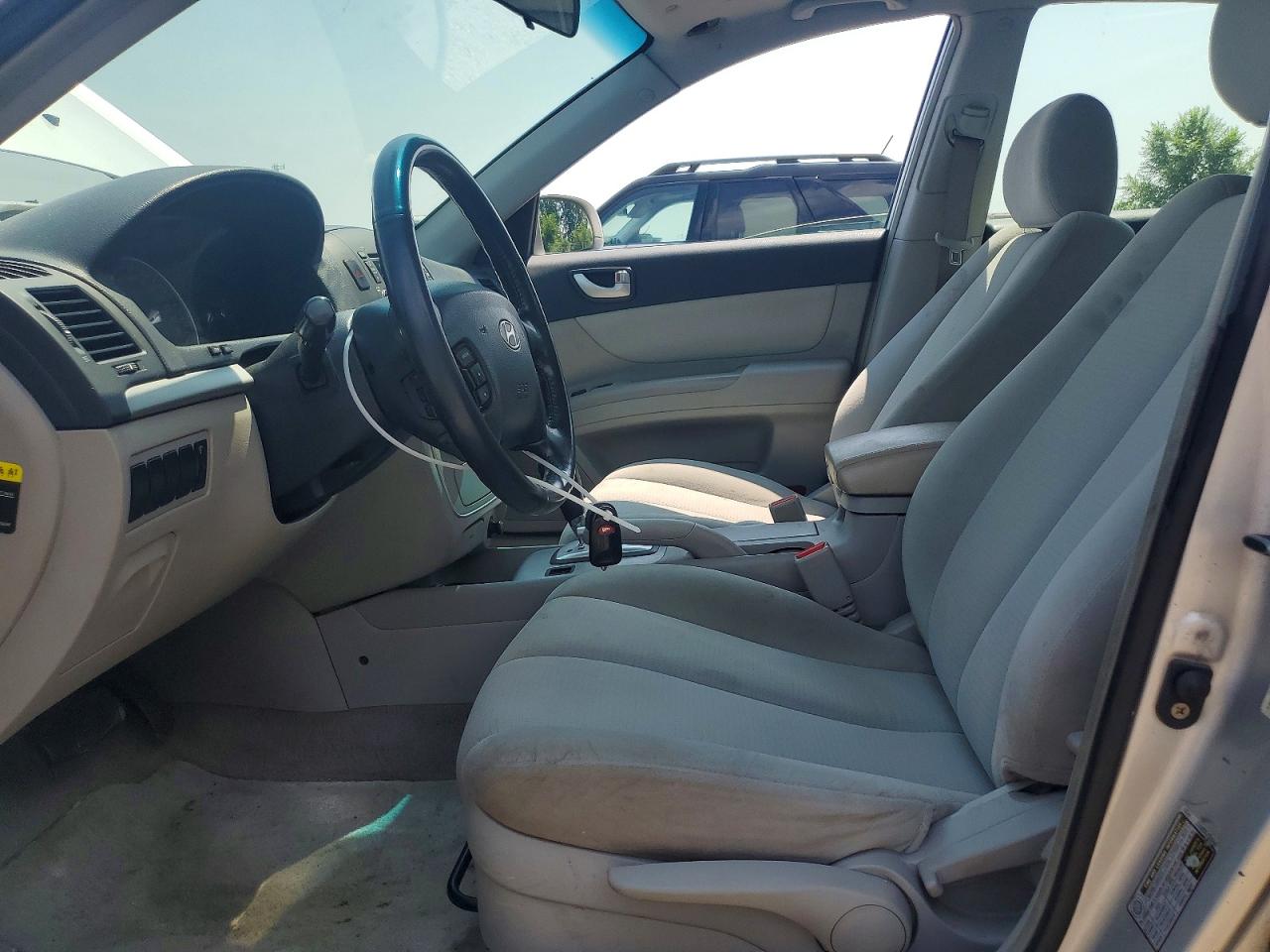 2008 Hyundai Sonata Gls Silver vin: 5NPET46F28H318443