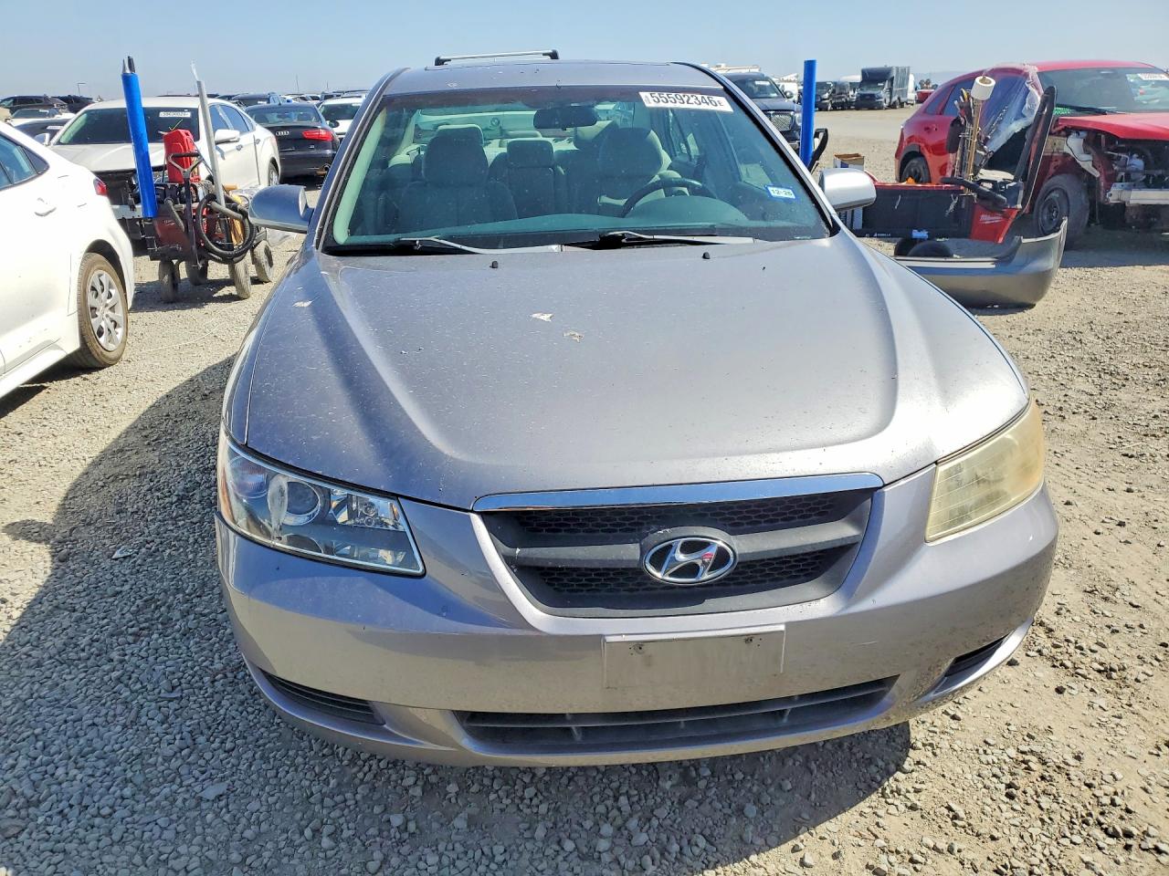2008 Hyundai Sonata Gls Серебряный vin: 5NPET46F28H322508