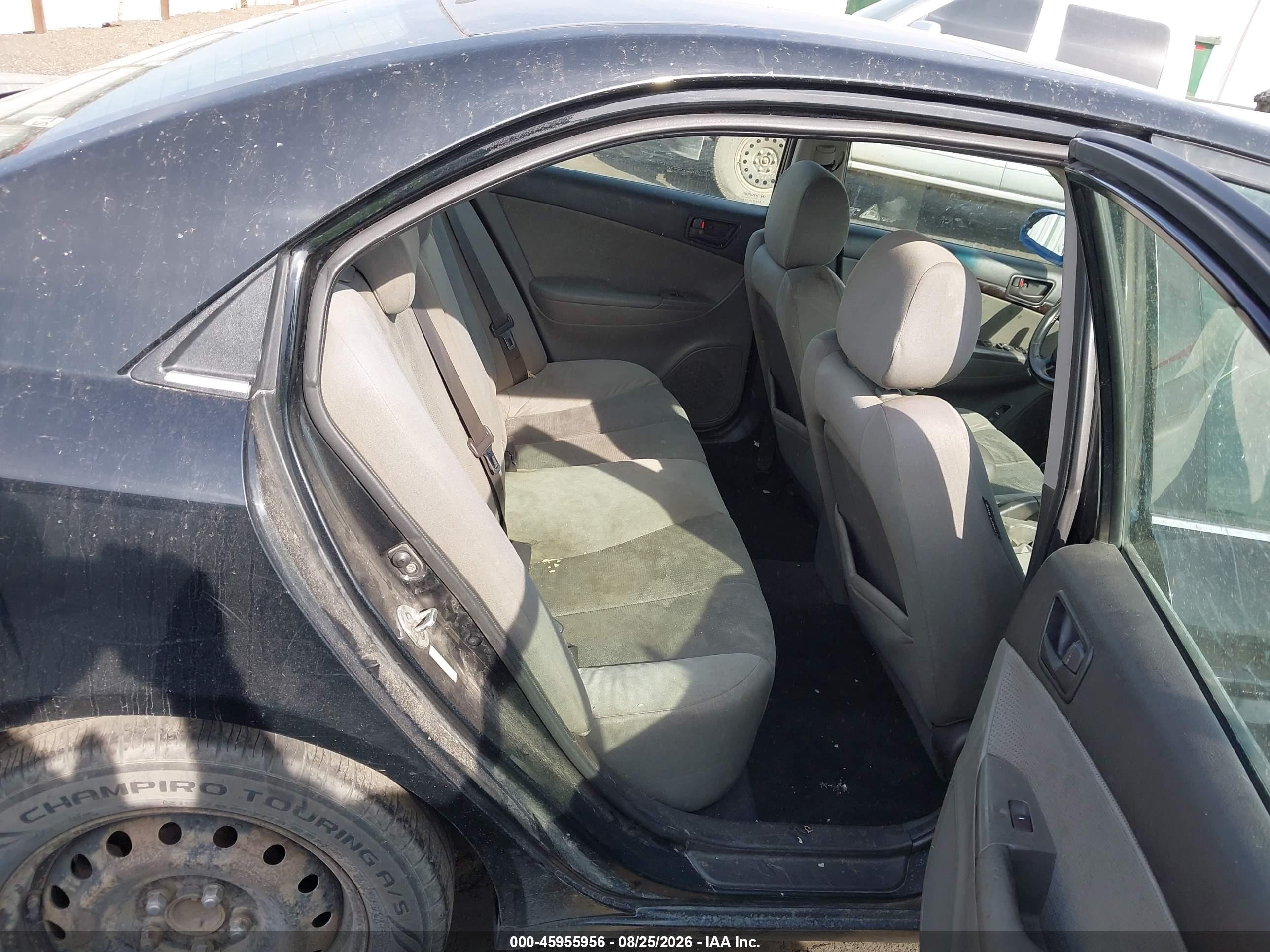 2009 Hyundai Sonata Gls V6 Black vin: 5NPET46F29H458249