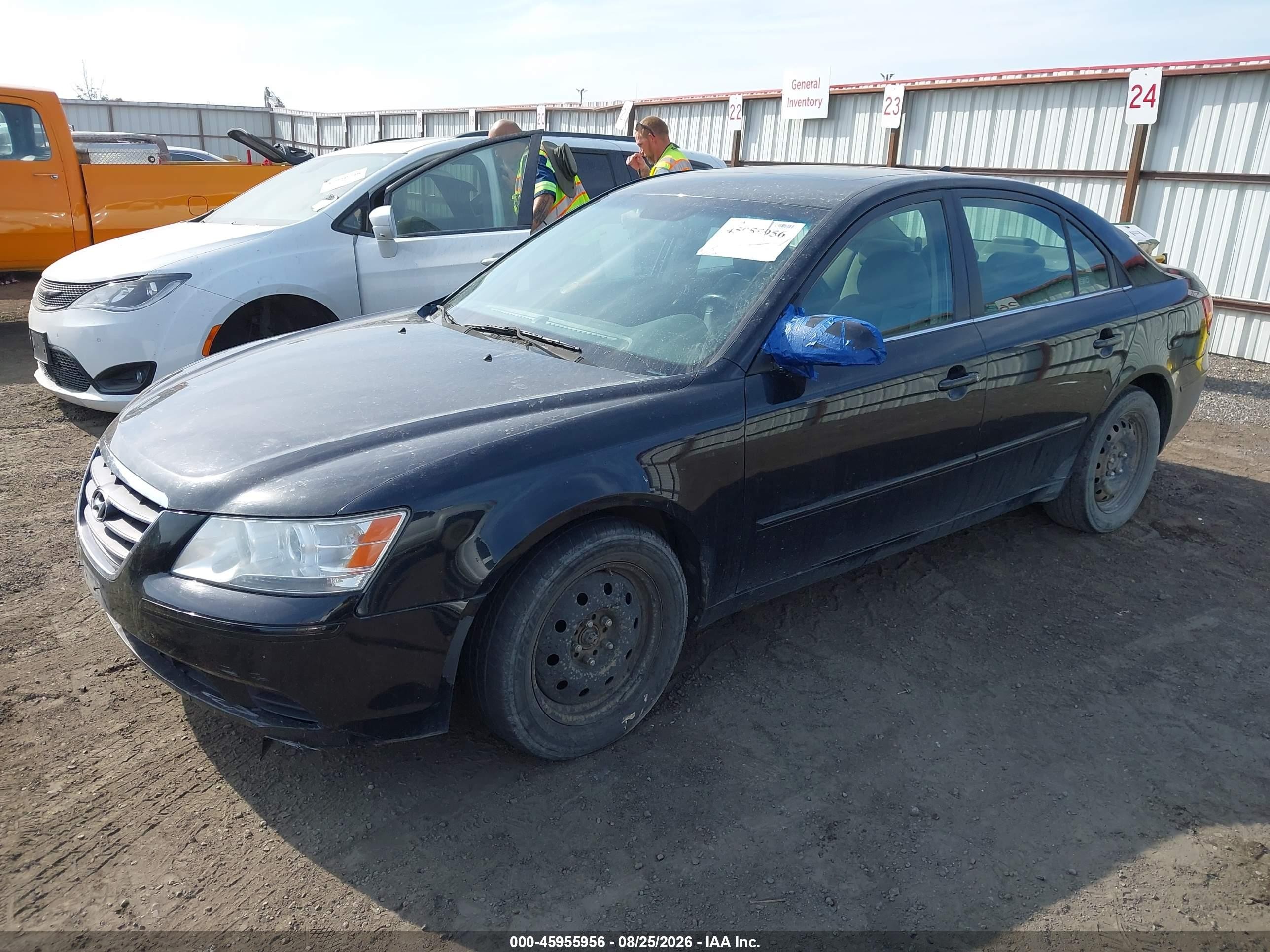2009 Hyundai Sonata Gls V6 Black vin: 5NPET46F29H458249