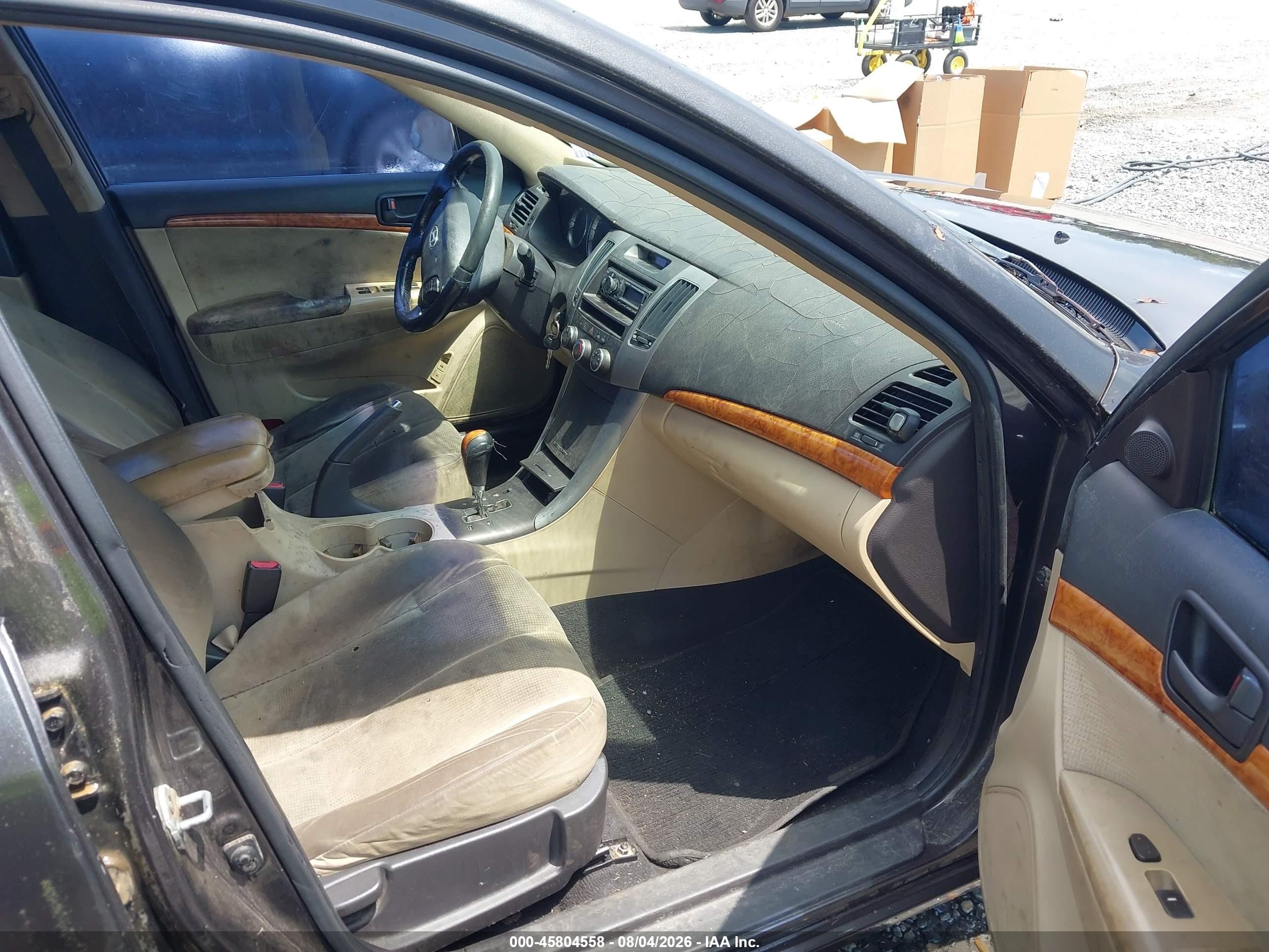 2009 Hyundai Sonata Gls V6 Brown vin: 5NPET46F29H464164