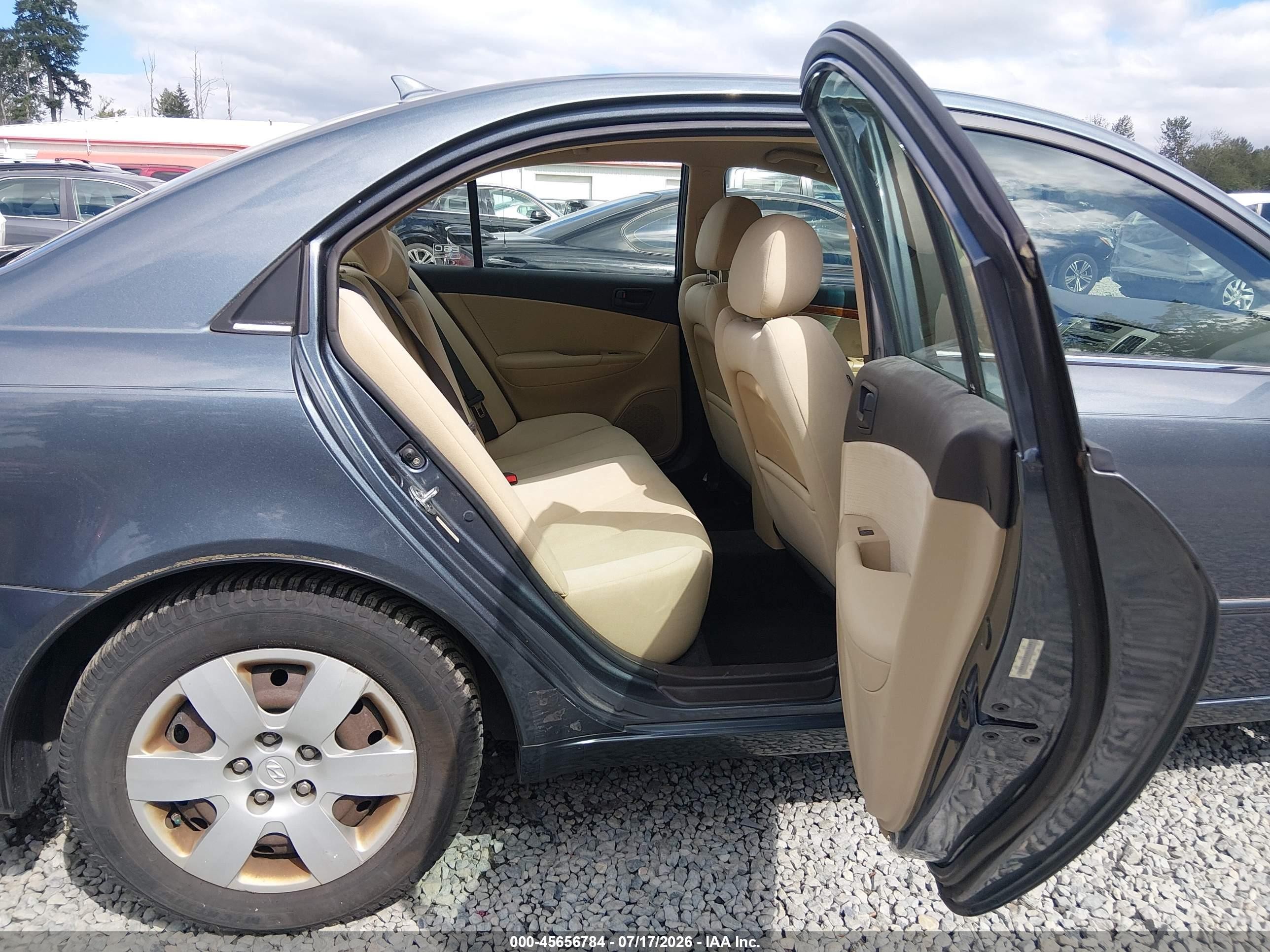 2009 Hyundai Sonata Gls V6 Blue vin: 5NPET46F29H469588
