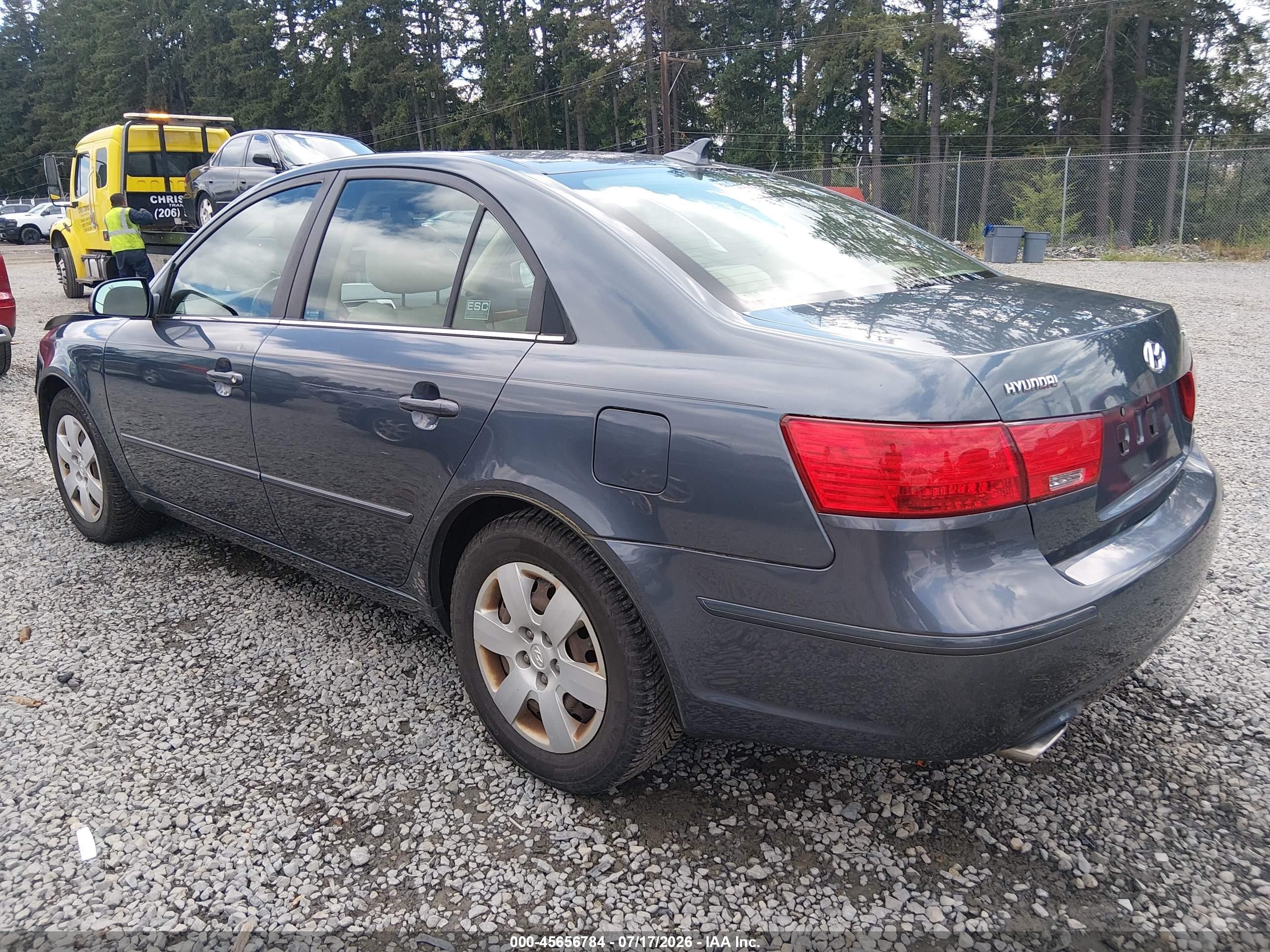 2009 Hyundai Sonata Gls V6 Blue vin: 5NPET46F29H469588