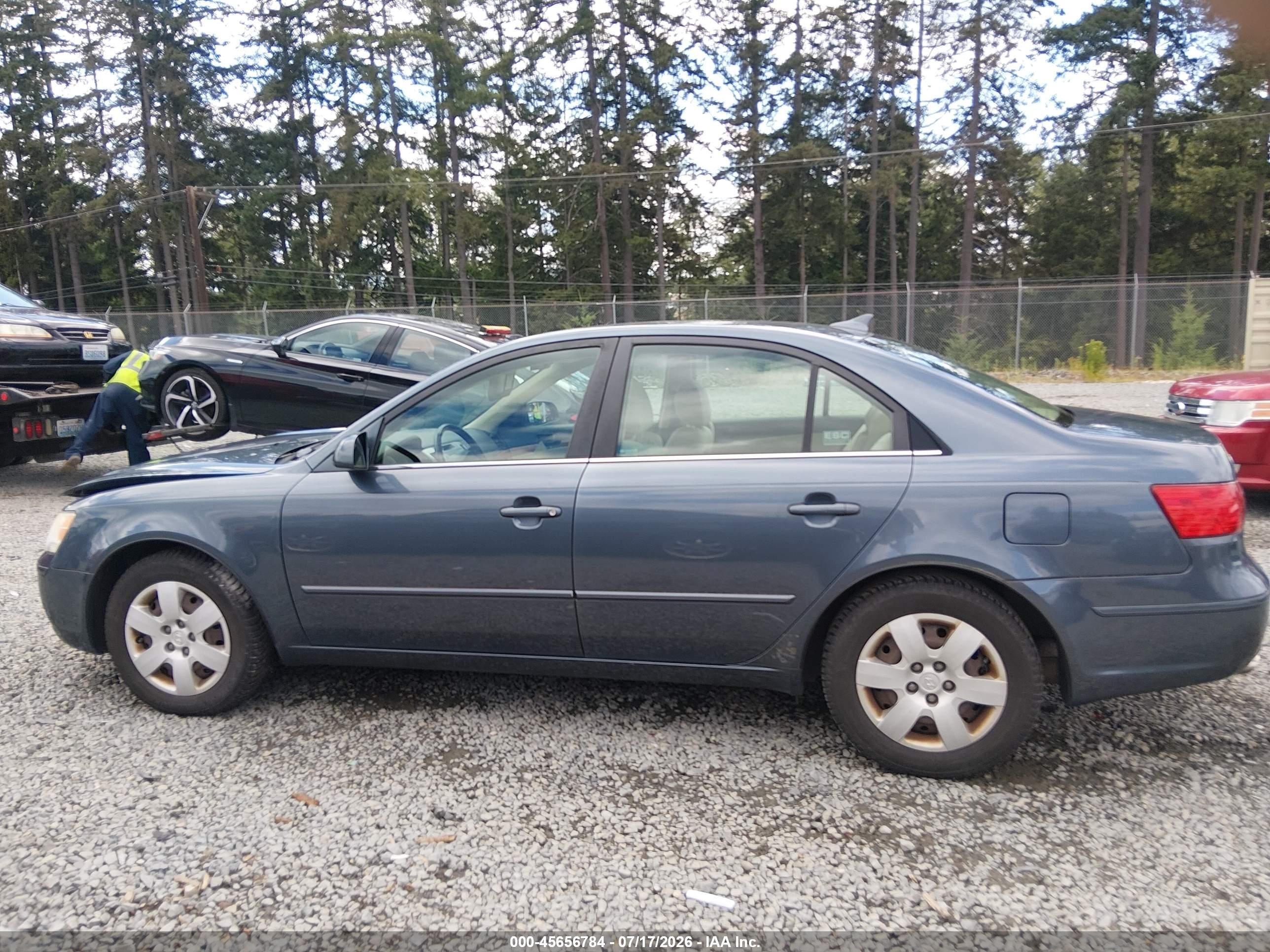 2009 Hyundai Sonata Gls V6 Blue vin: 5NPET46F29H469588