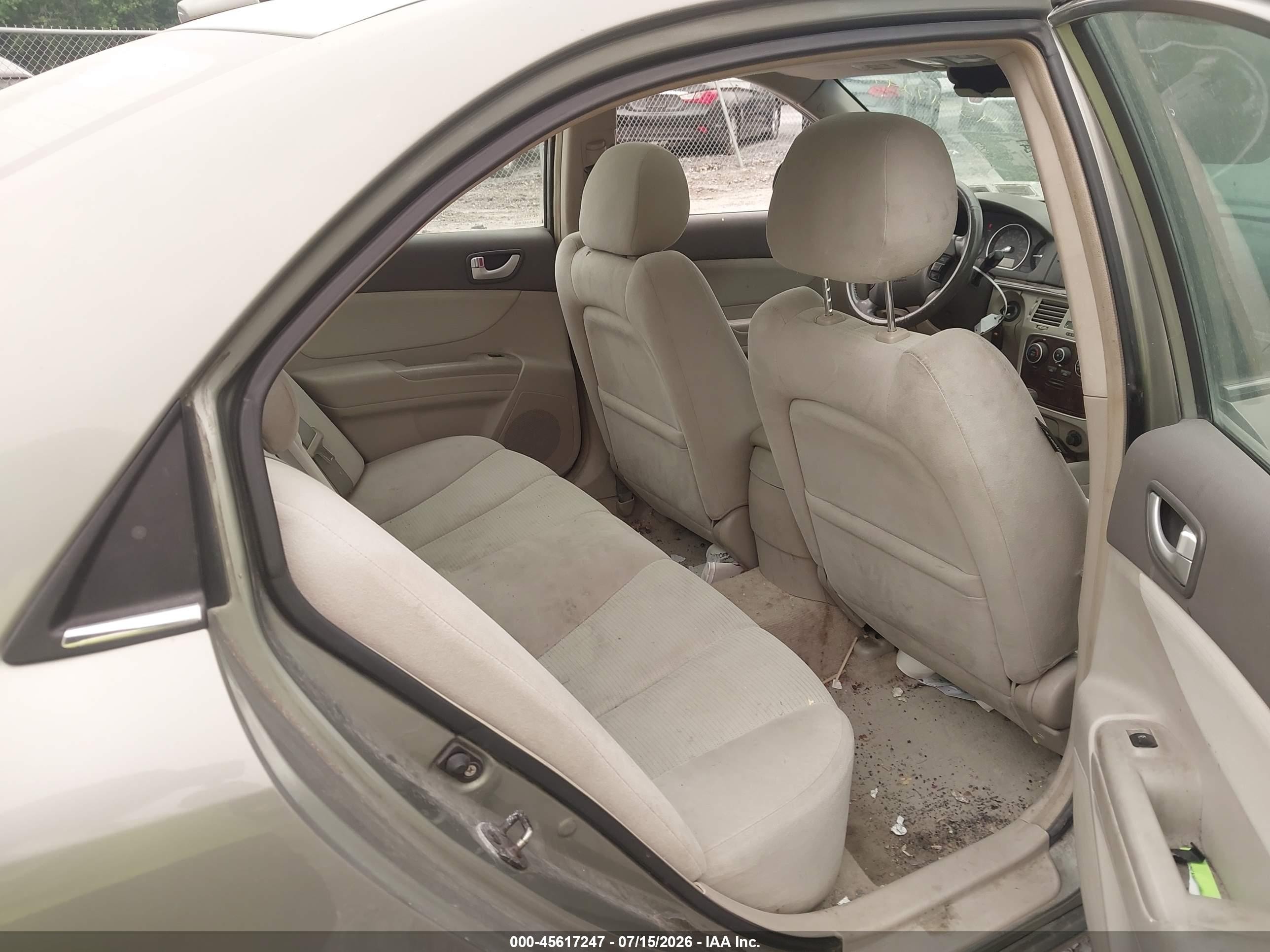 2008 Hyundai Sonata Gls V6 Green vin: 5NPET46F38H332545