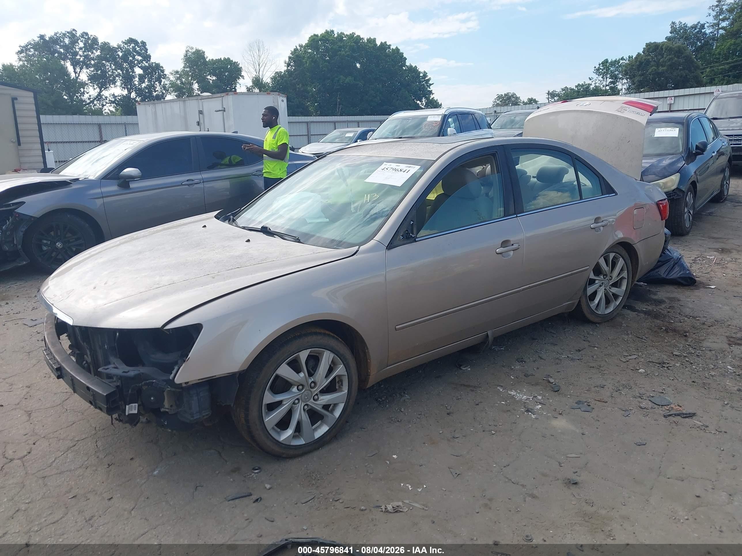 2008 Hyundai Sonata Gls V6 Tan vin: 5NPET46F38H387500
