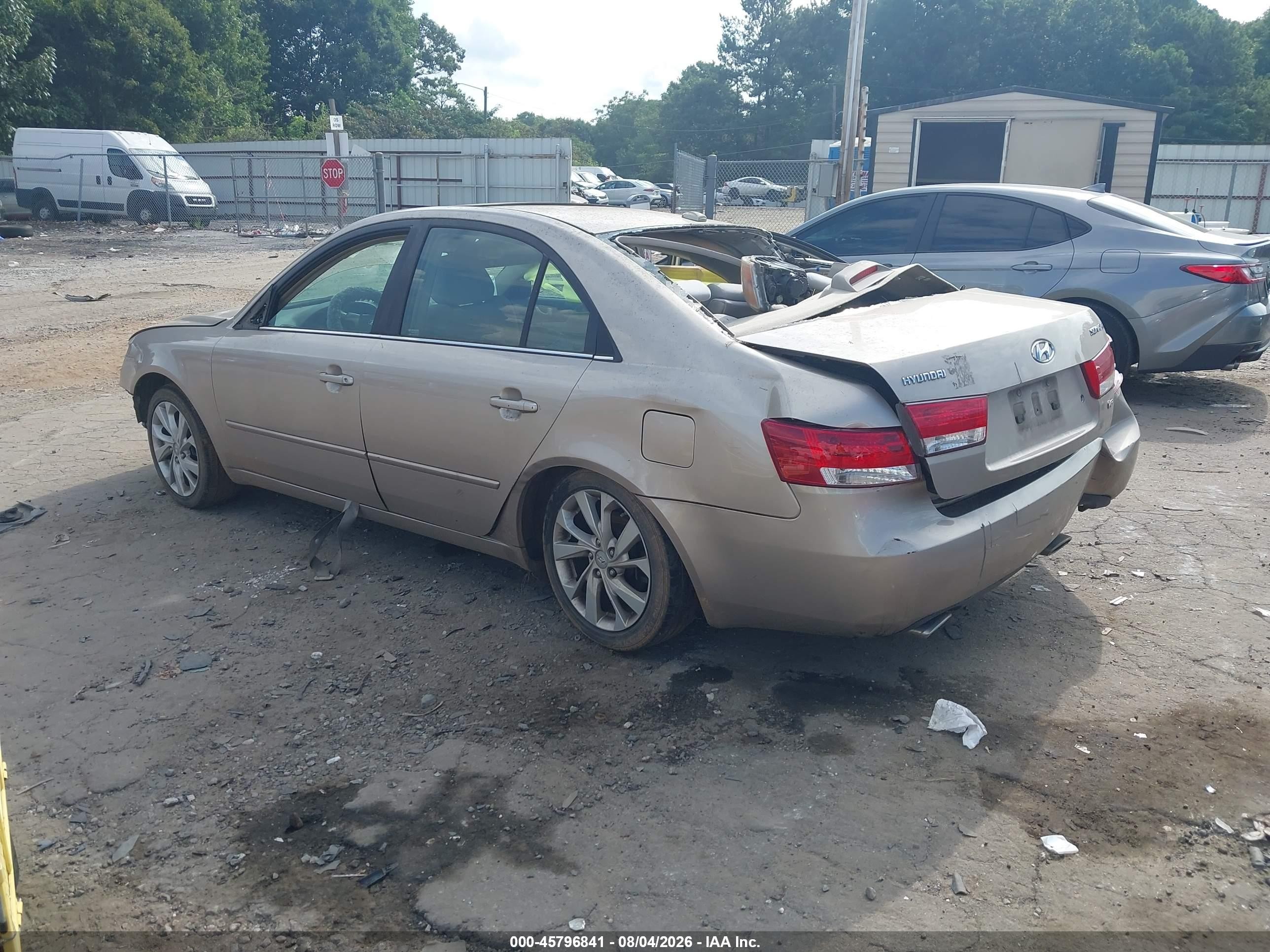 2008 Hyundai Sonata Gls V6 Tan vin: 5NPET46F38H387500